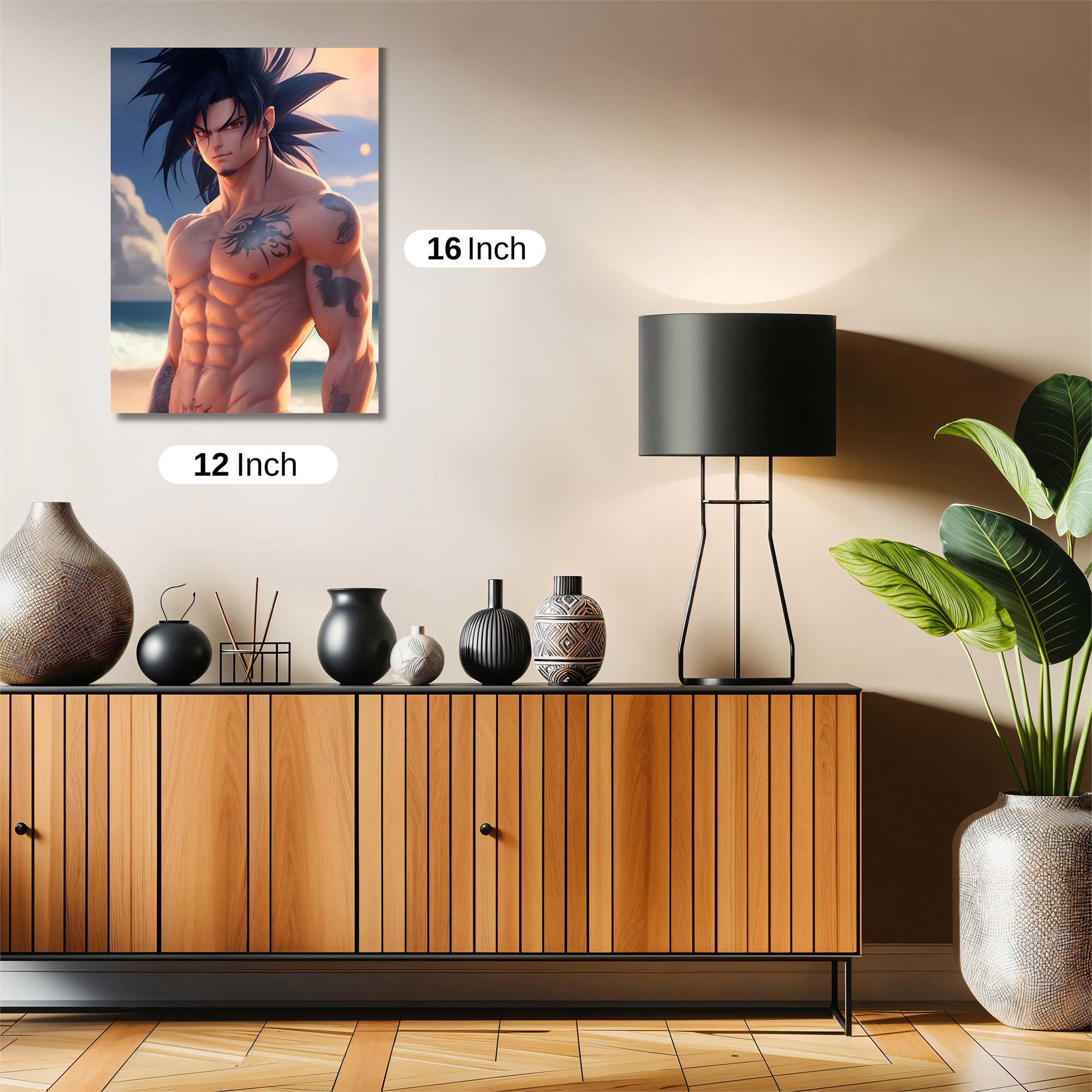 Goku Fierce Safe Wall Magnetic / M