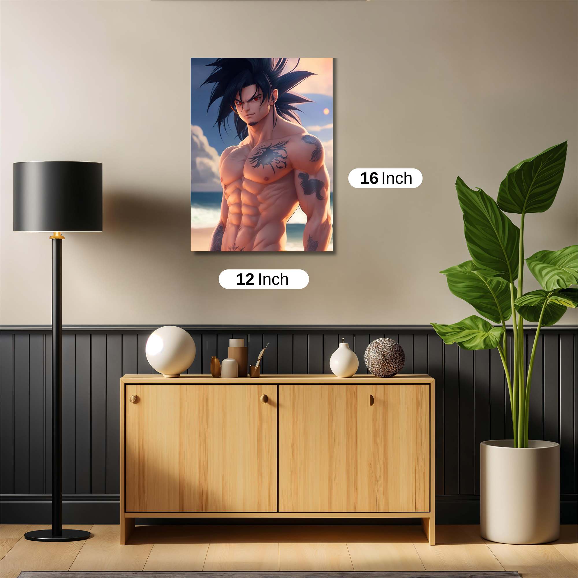Goku Fierce Safe Wall Magnetic / M