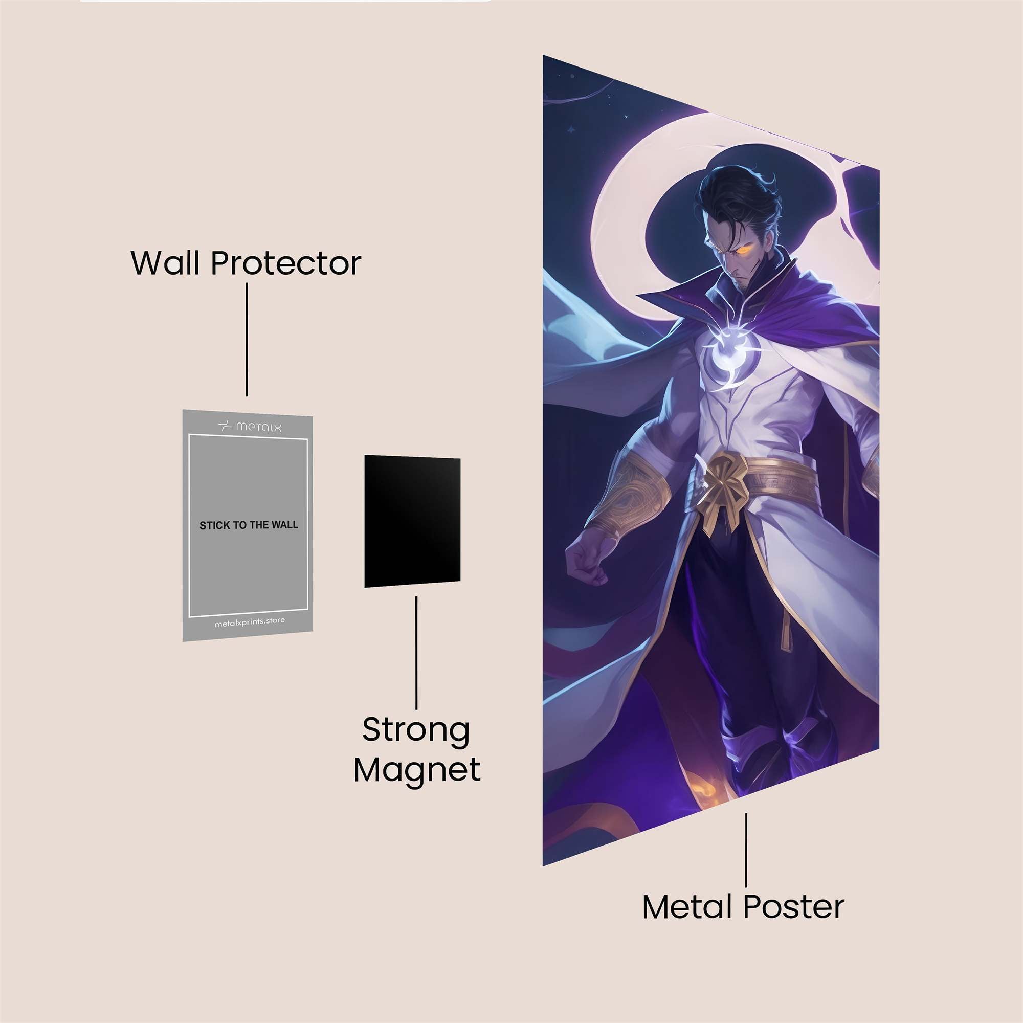 Doctor Mystic Safe Wall Magnetic / M