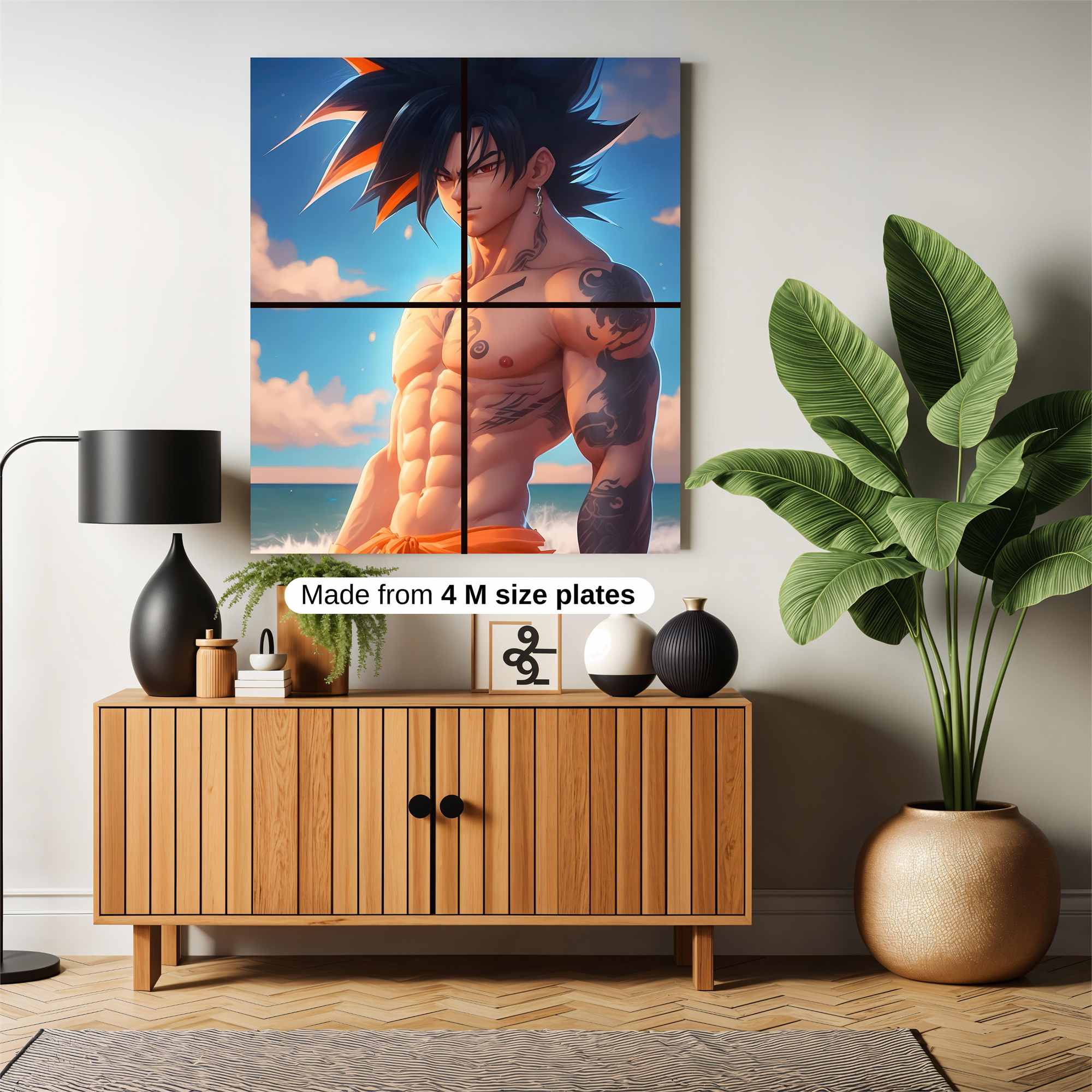 Goku Rebellious Safe Wall Magnetic / M