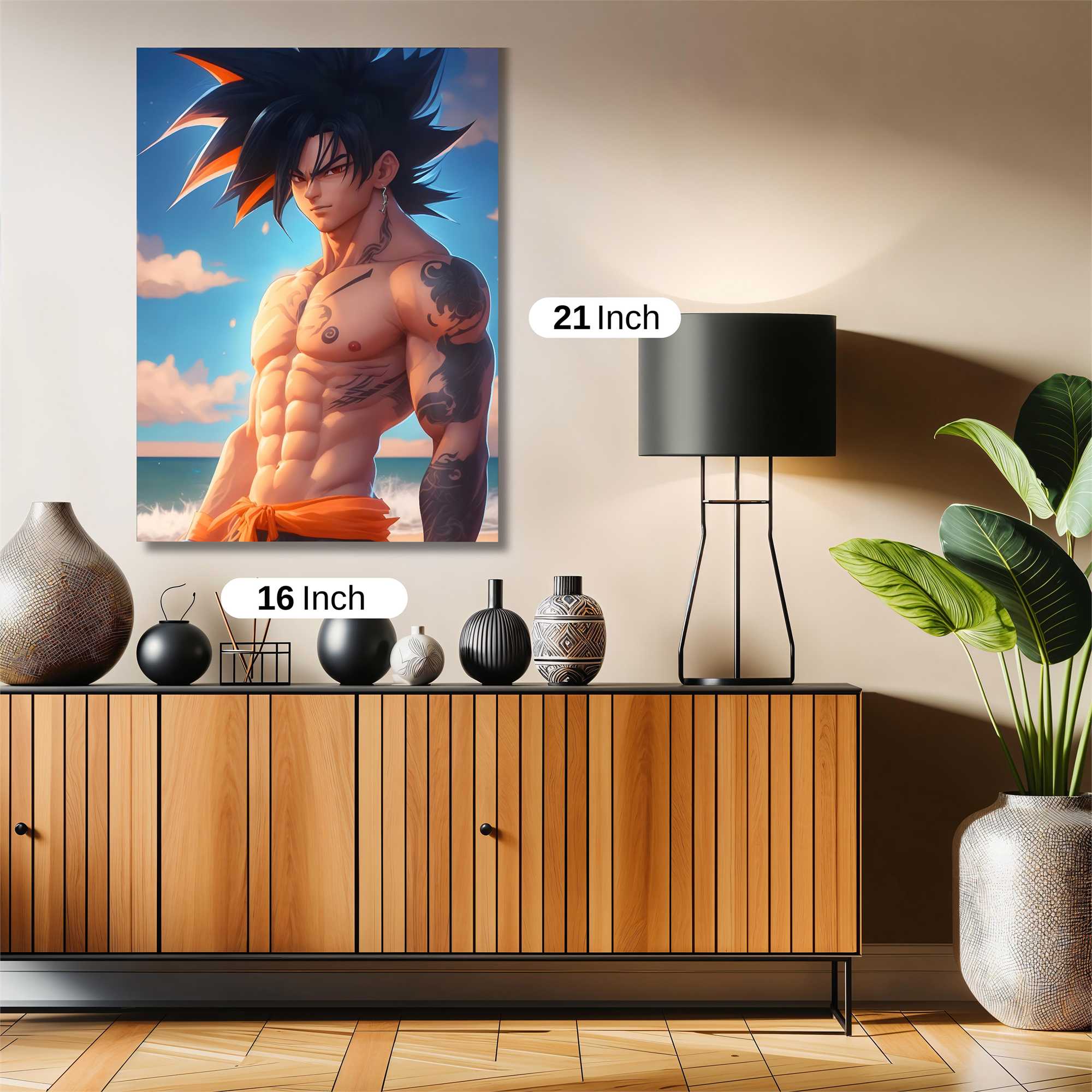 Goku Rebellious Safe Wall Magnetic / M