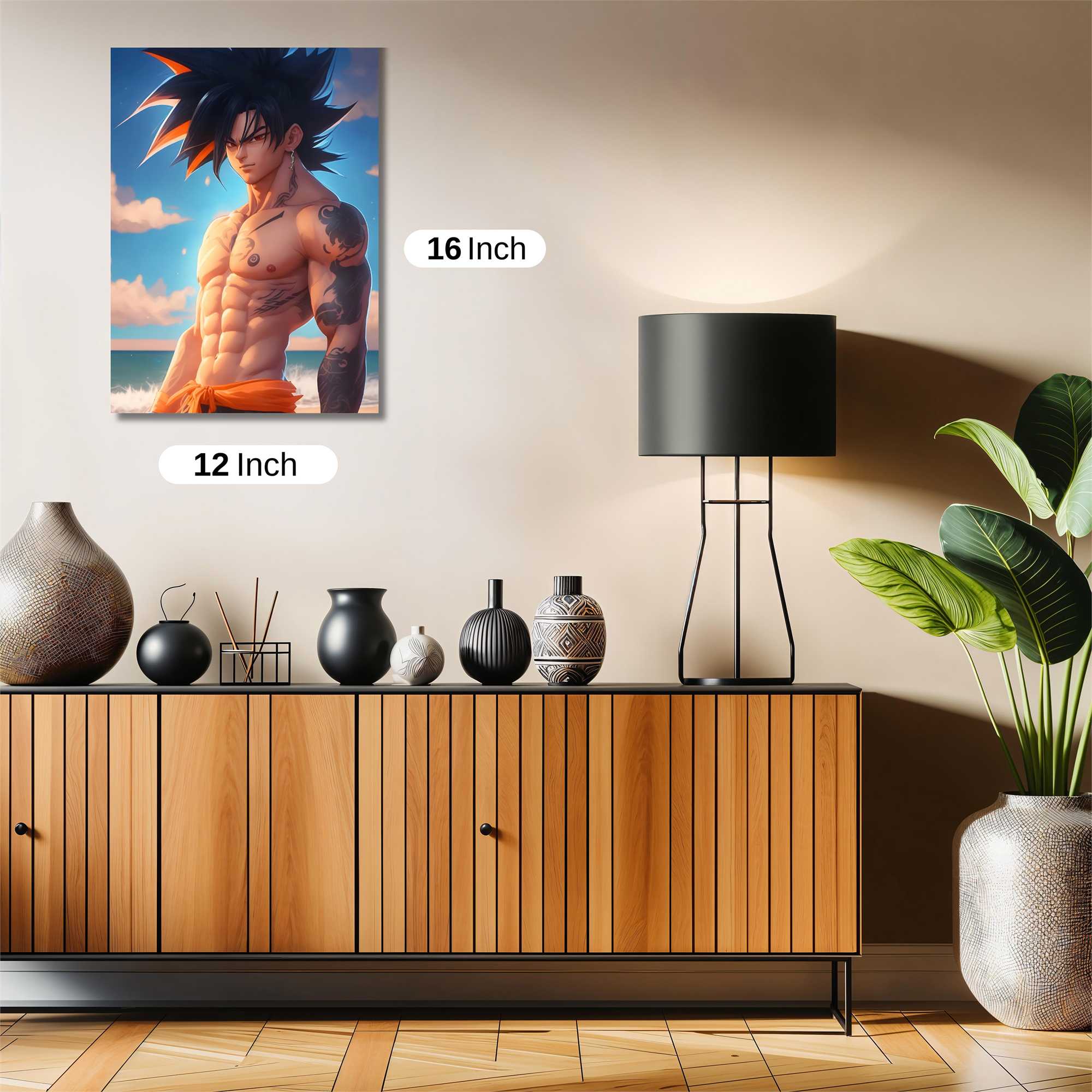 Goku Rebellious Safe Wall Magnetic / M