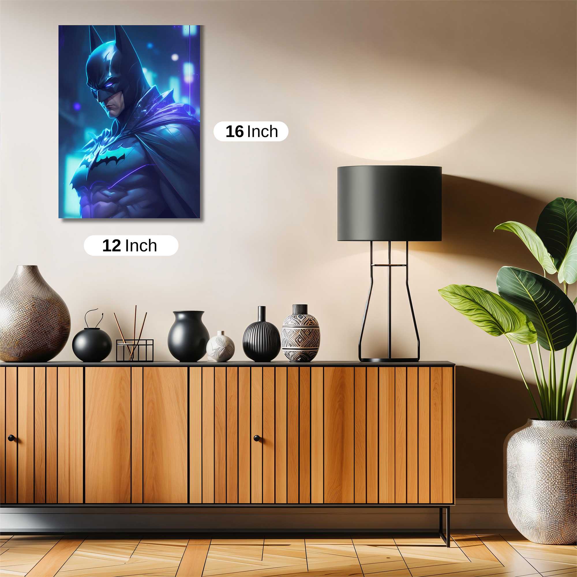 Batman Brooding Safe Wall Magnetic / M
