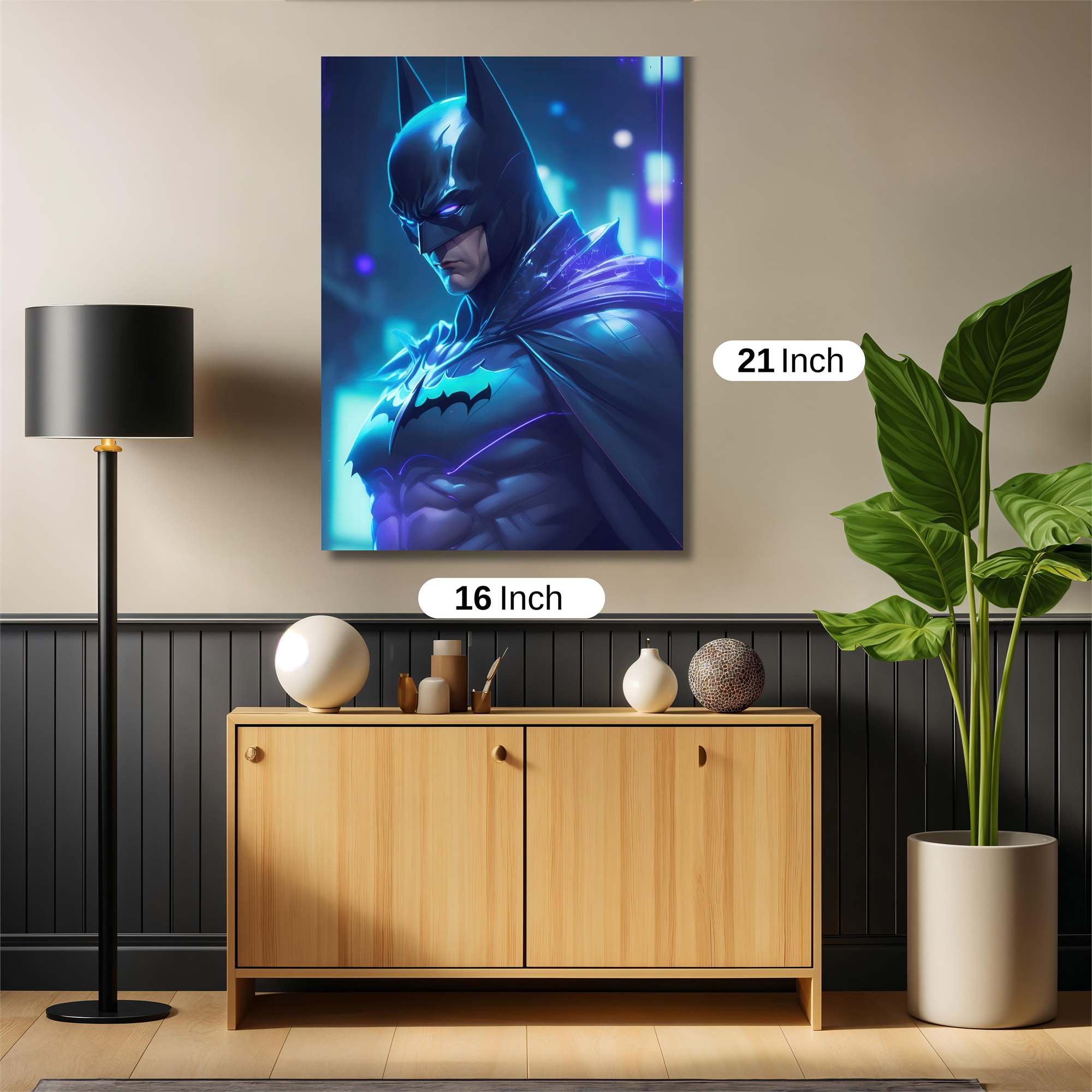 Batman Brooding Safe Wall Magnetic / M