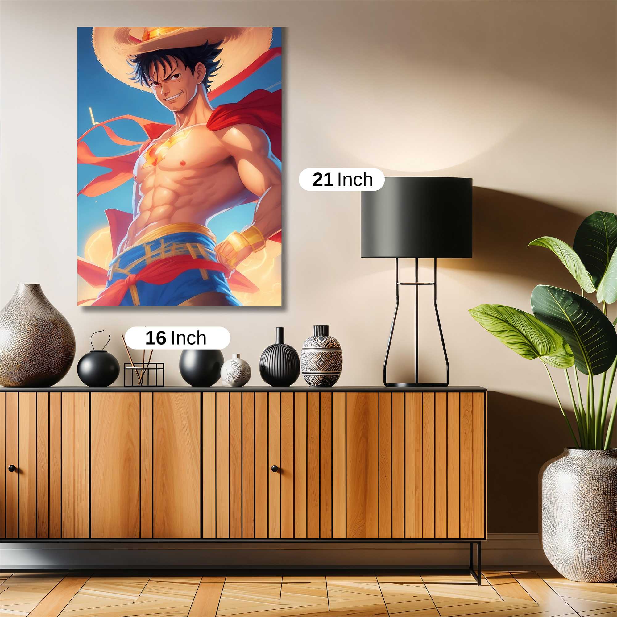 Luffy Radiant Safe Wall Magnetic / M