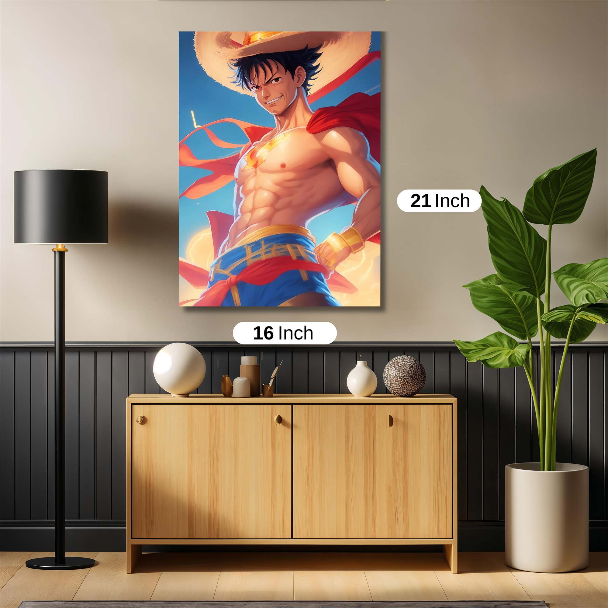 Luffy Radiant Safe Wall Magnetic / M