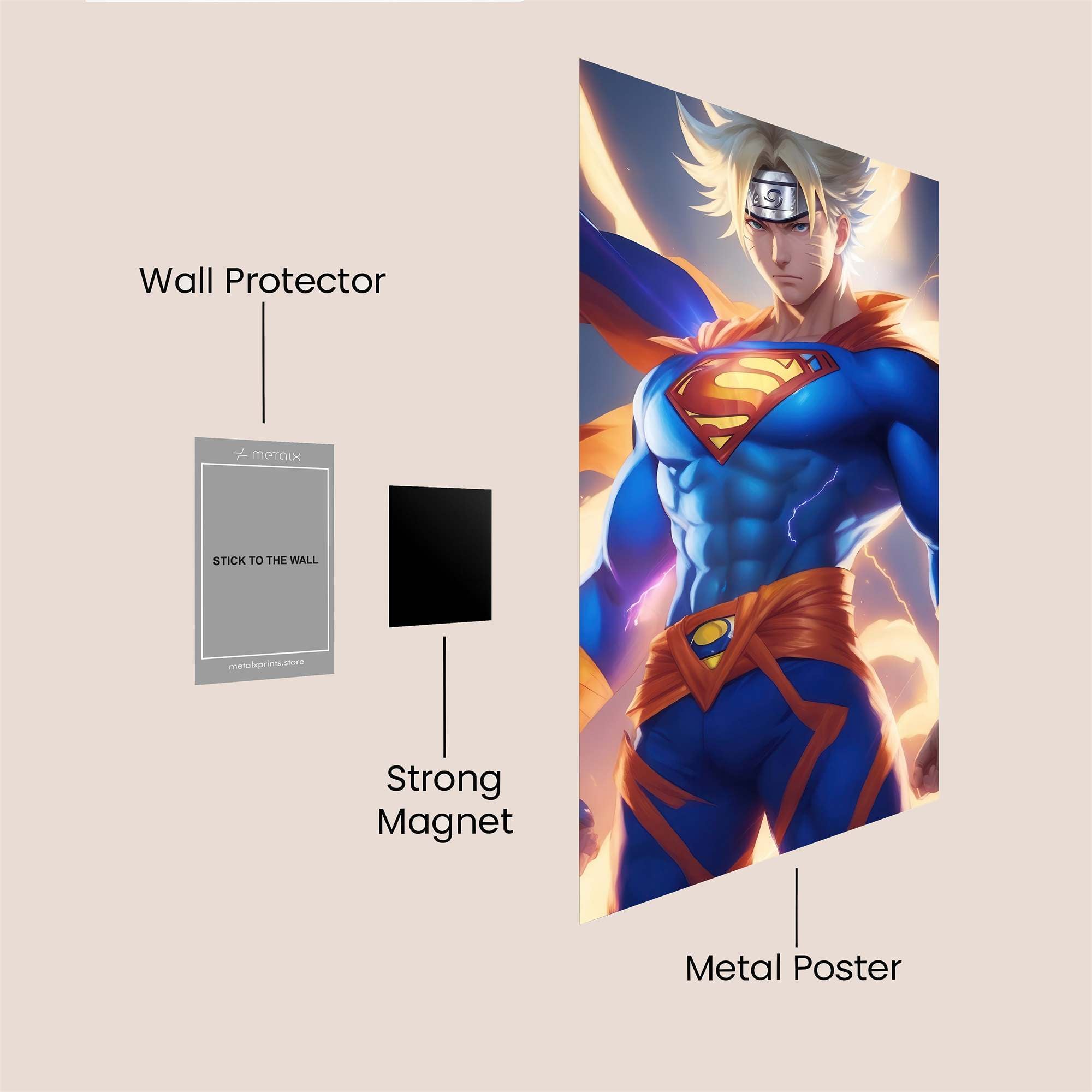 Naruto Empowered Safe Wall Magnetic / M