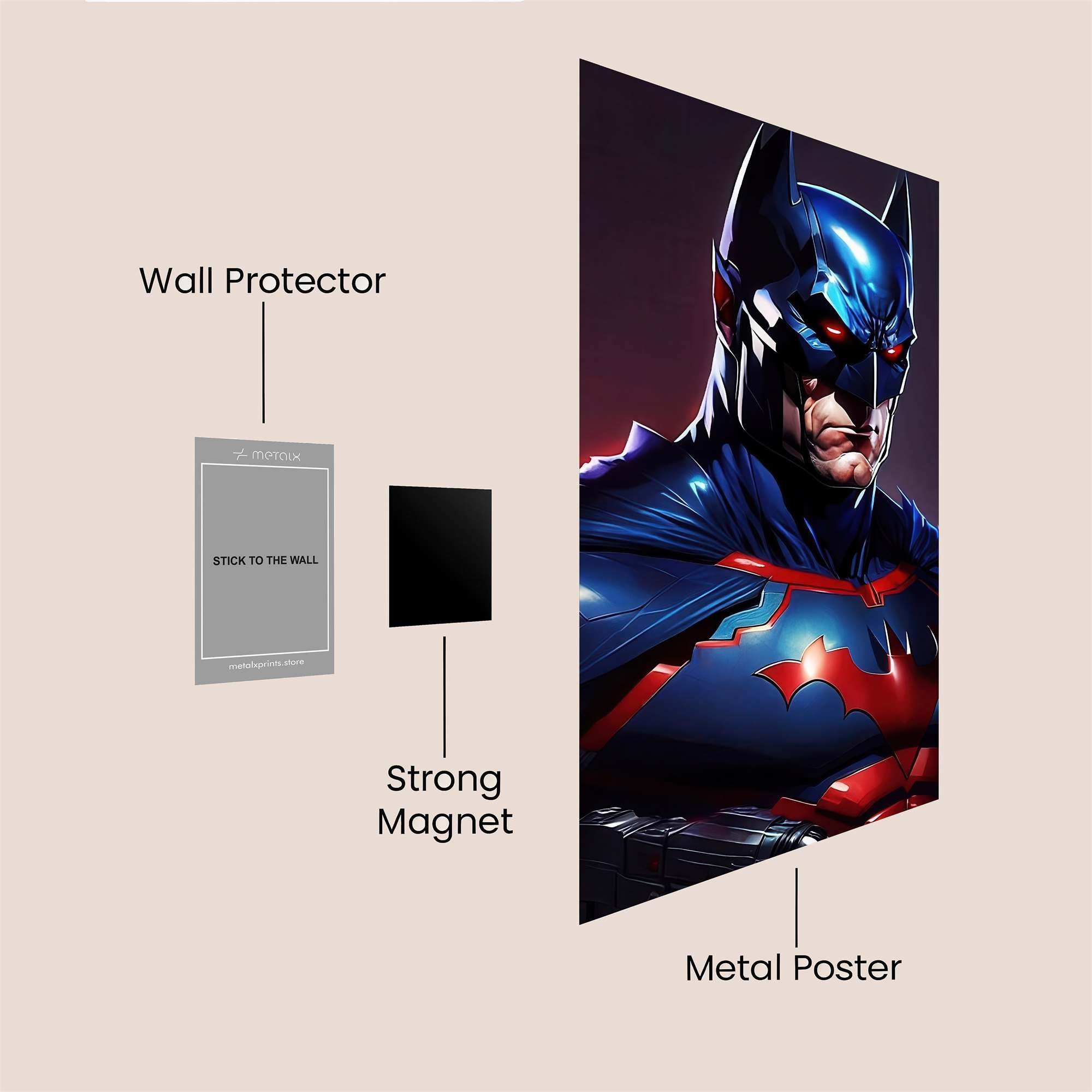 Batman Intense Safe Wall Magnetic / M