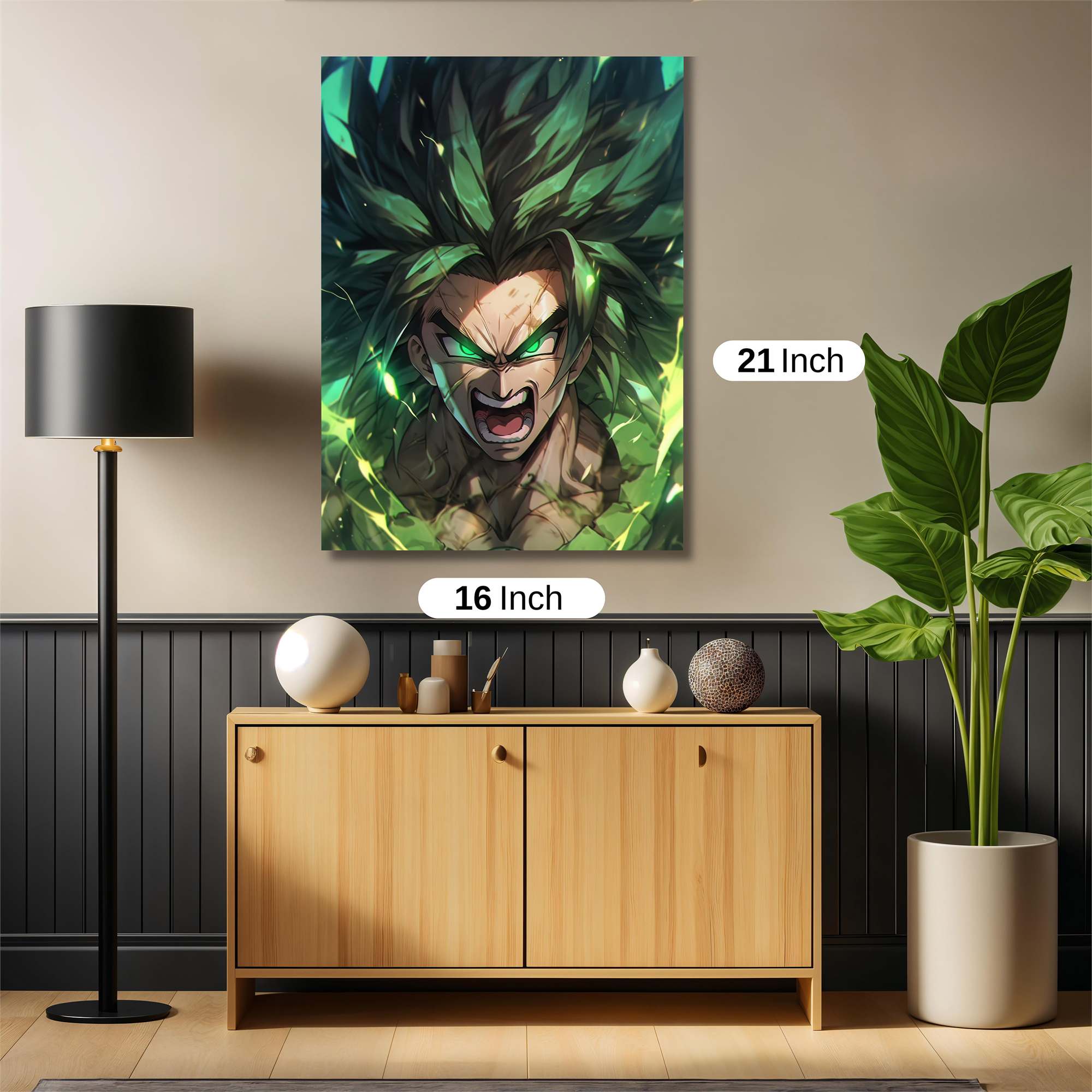 Broly Ferocious Safe Wall Magnetic / M