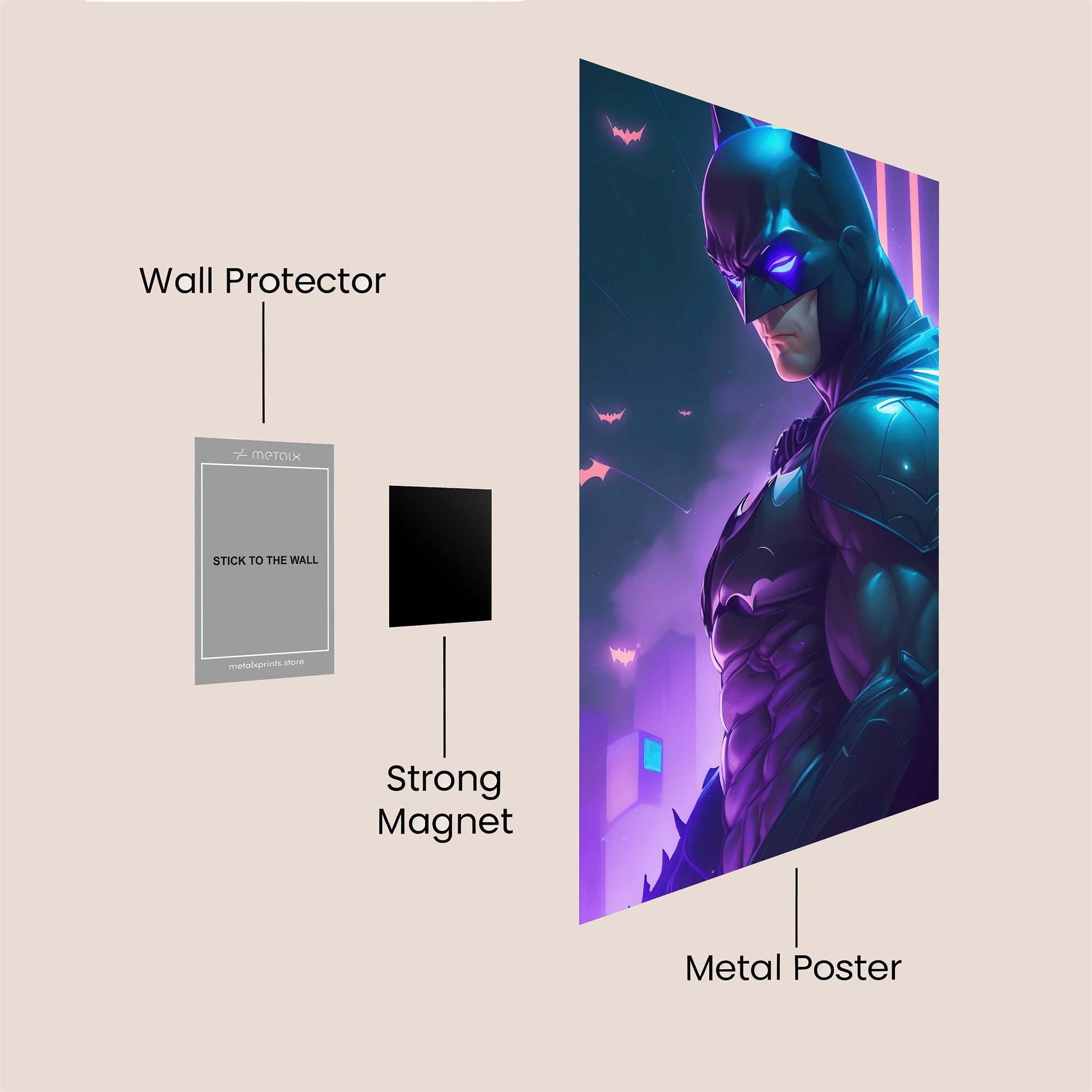 Batman Enigmatic Safe Wall Magnetic / M