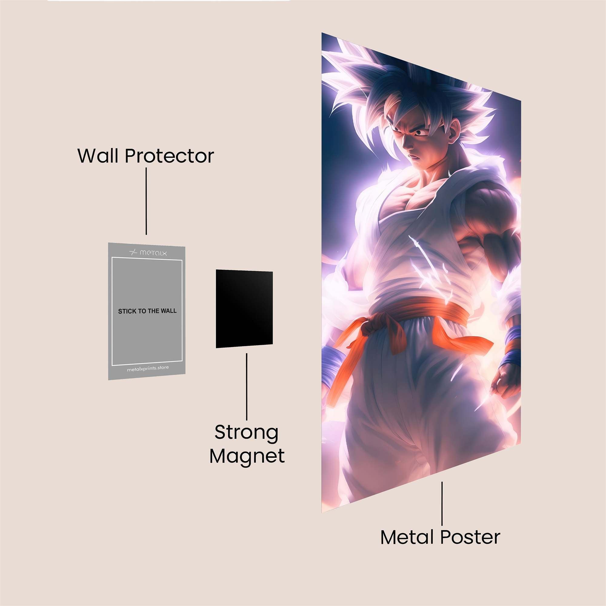 Goku Radiant Safe Wall Magnetic / M