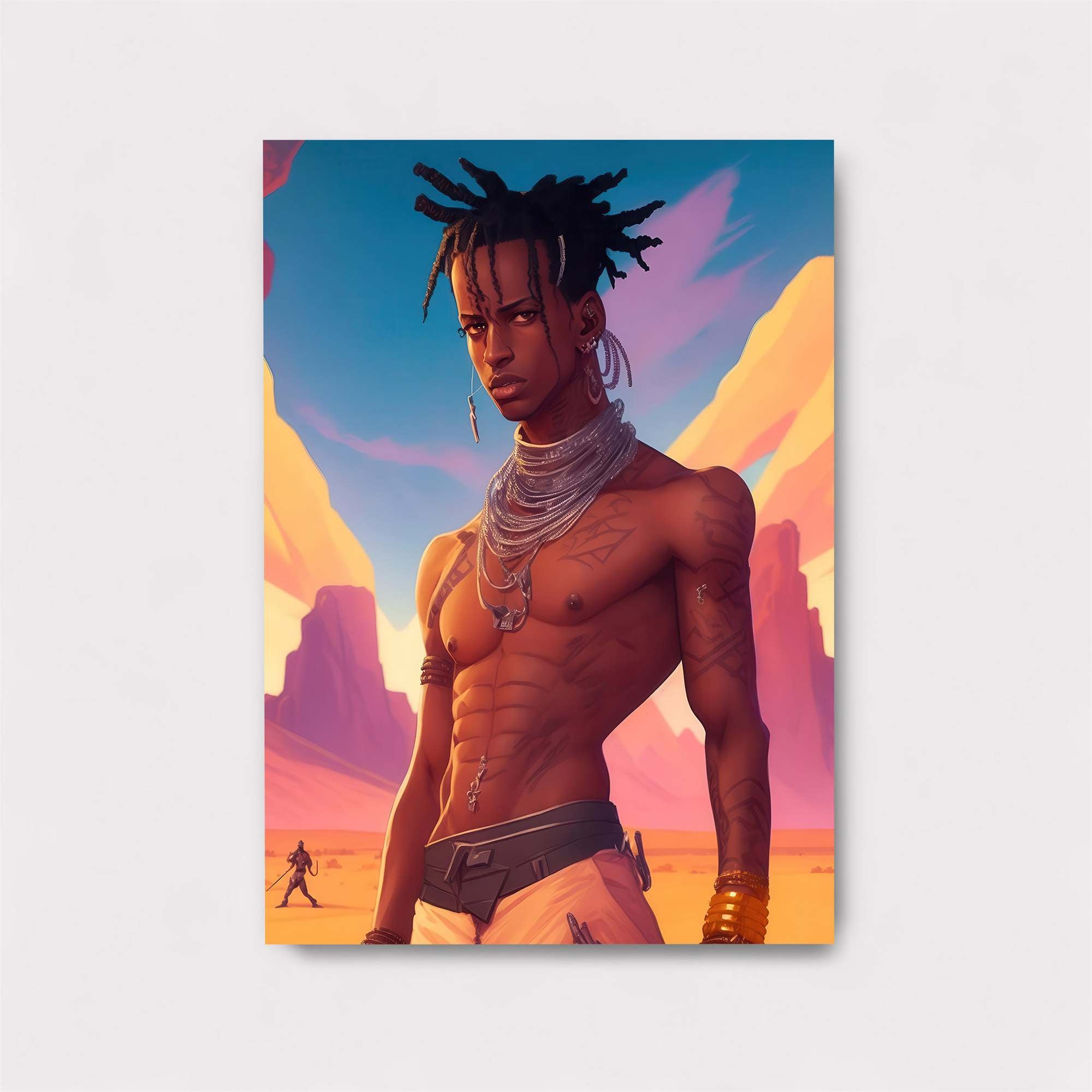 Desert Warrior Safe Wall Magnetic / M