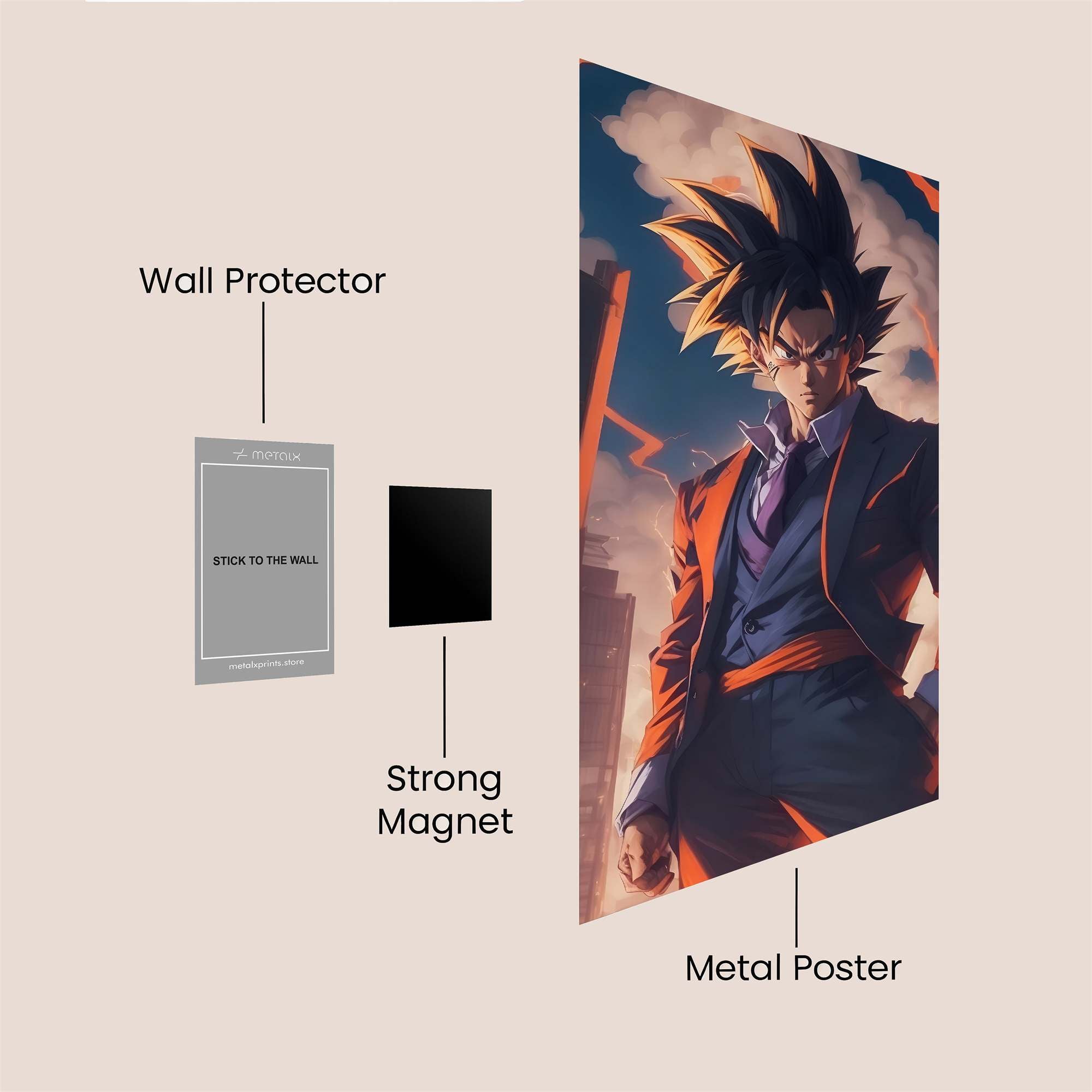 Goku Regal Safe Wall Magnetic / M