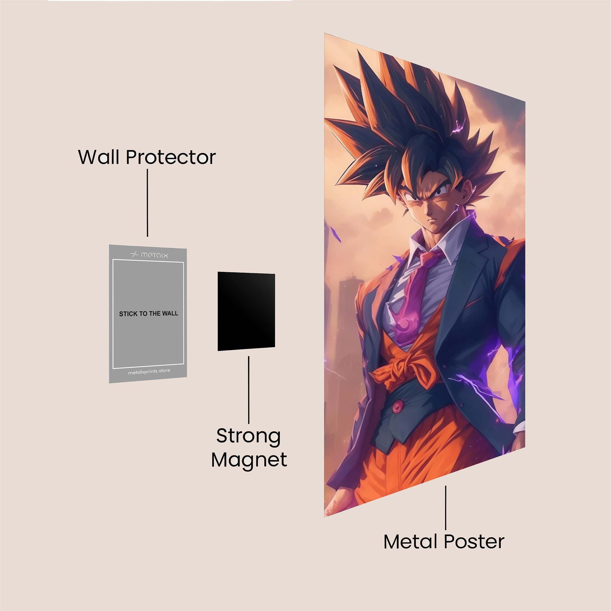 Goku Regal Safe Wall Magnetic / M