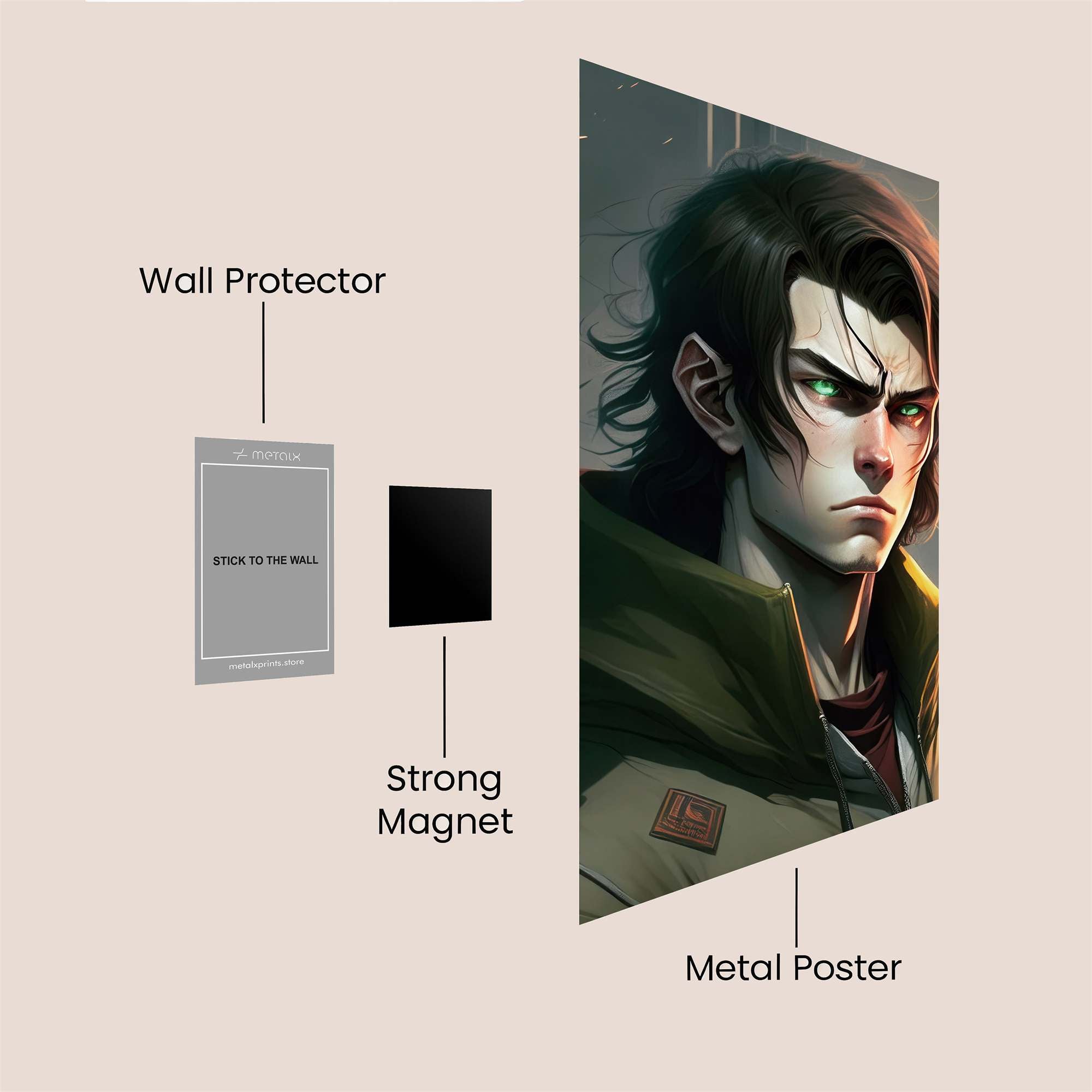 Cyberpunk Fury Safe Wall Magnetic / M