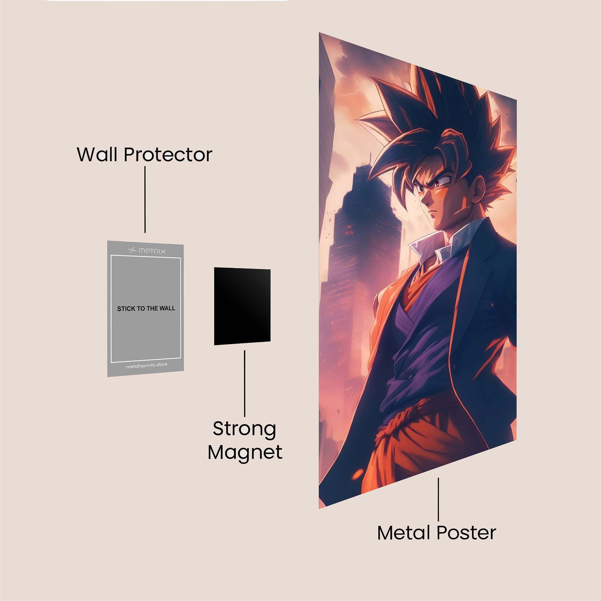 Goku Regal Safe Wall Magnetic / M