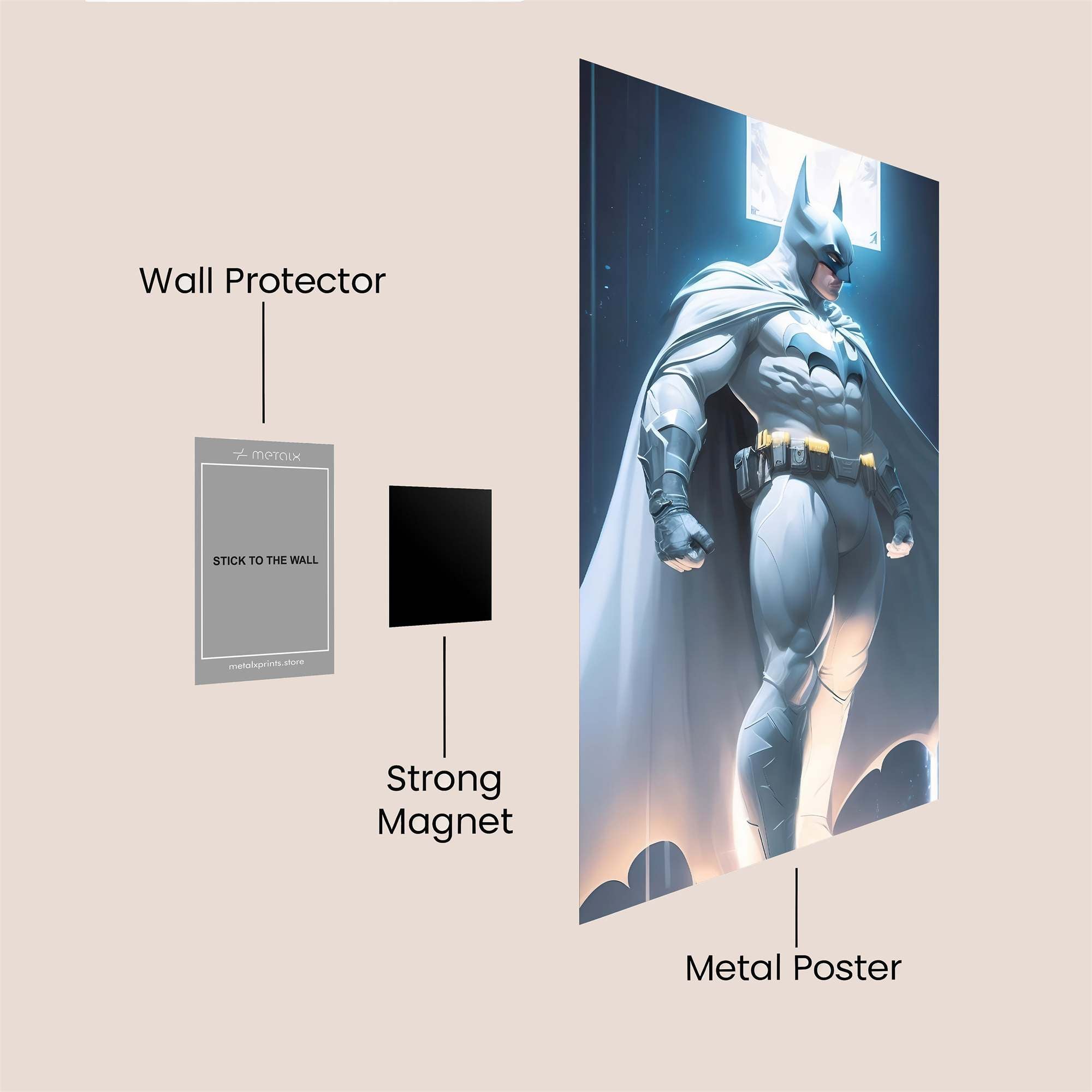 Batman Radiant Safe Wall Magnetic / M