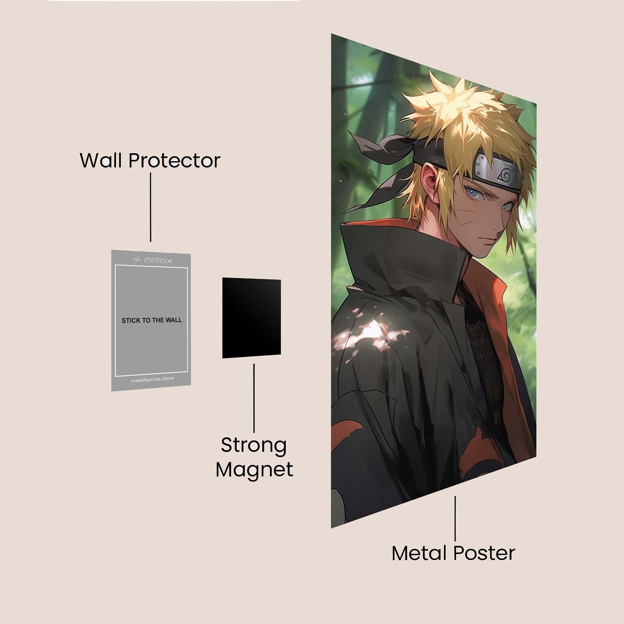 Naruto Serene Safe Wall Magnetic / M