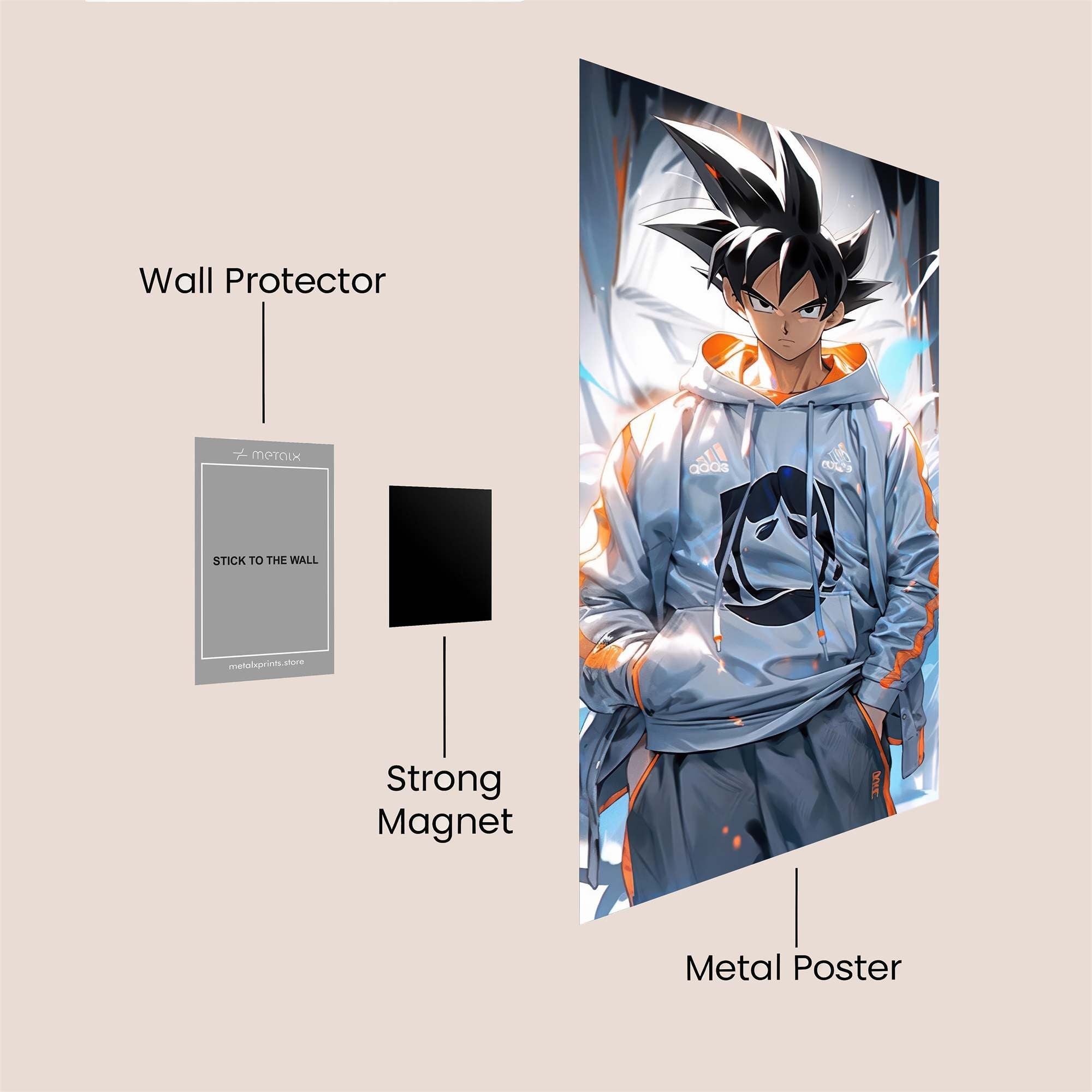 Goku Radiant Safe Wall Magnetic / M