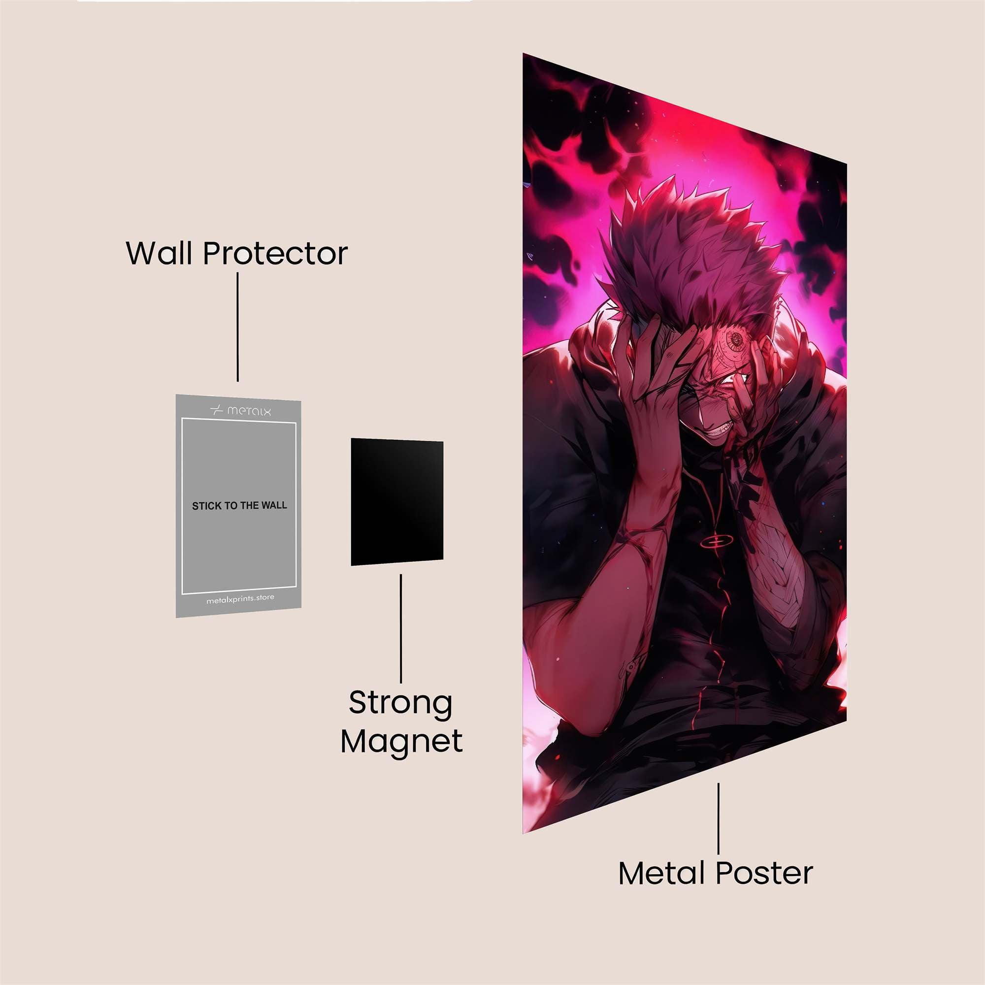 Yuji Despair Safe Wall Magnetic / M