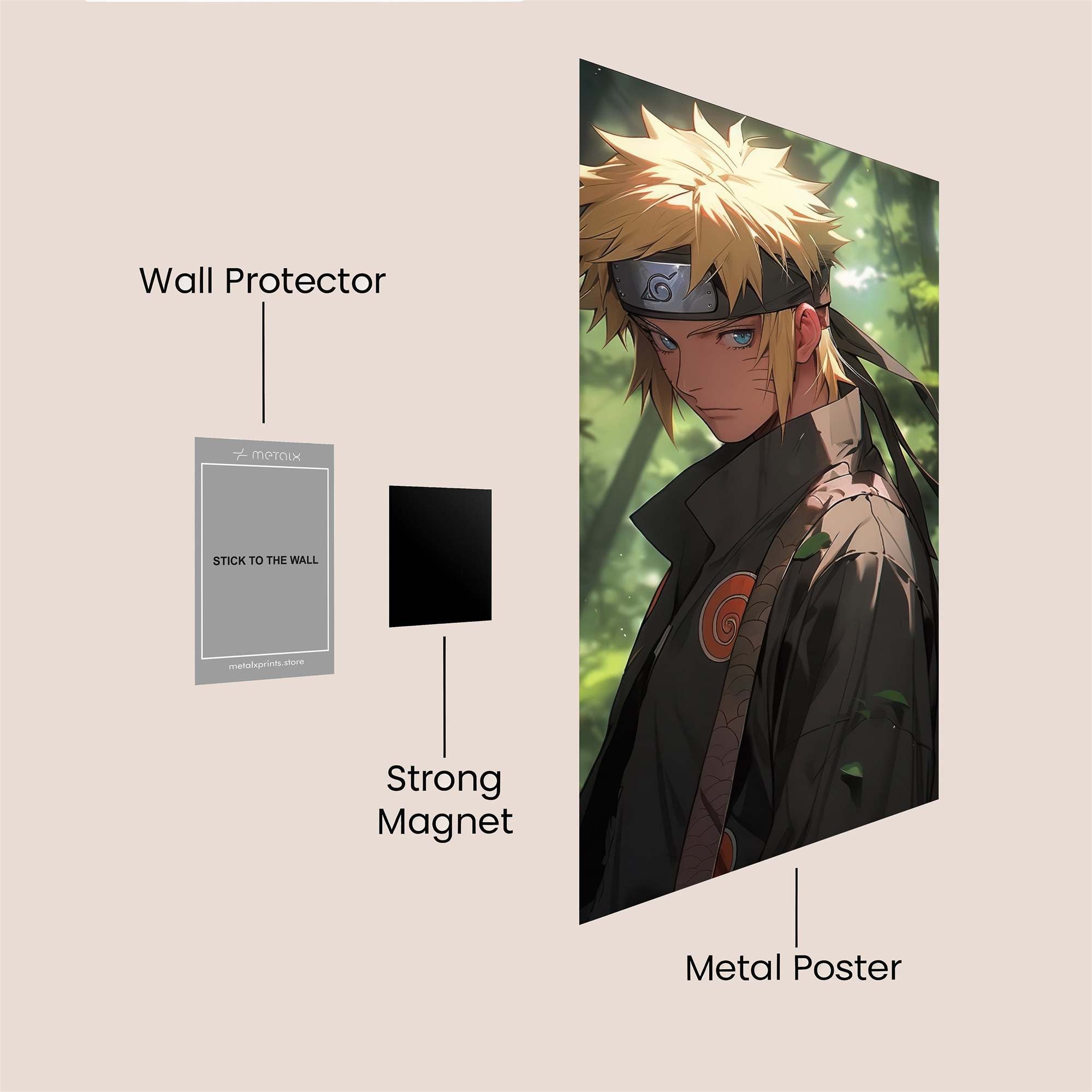 Naruto Serene Safe Wall Magnetic / M