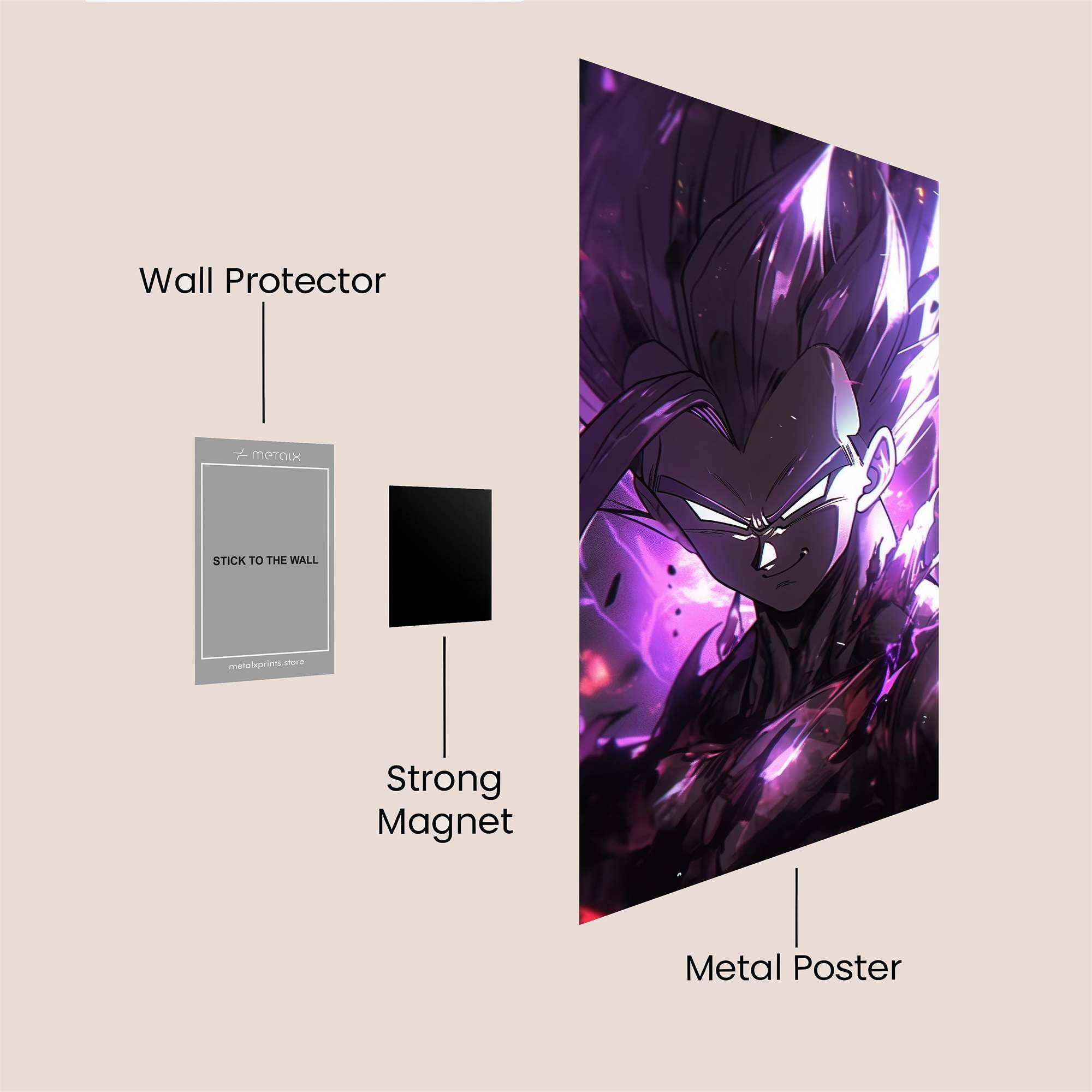 Goku Sinister Safe Wall Magnetic / M