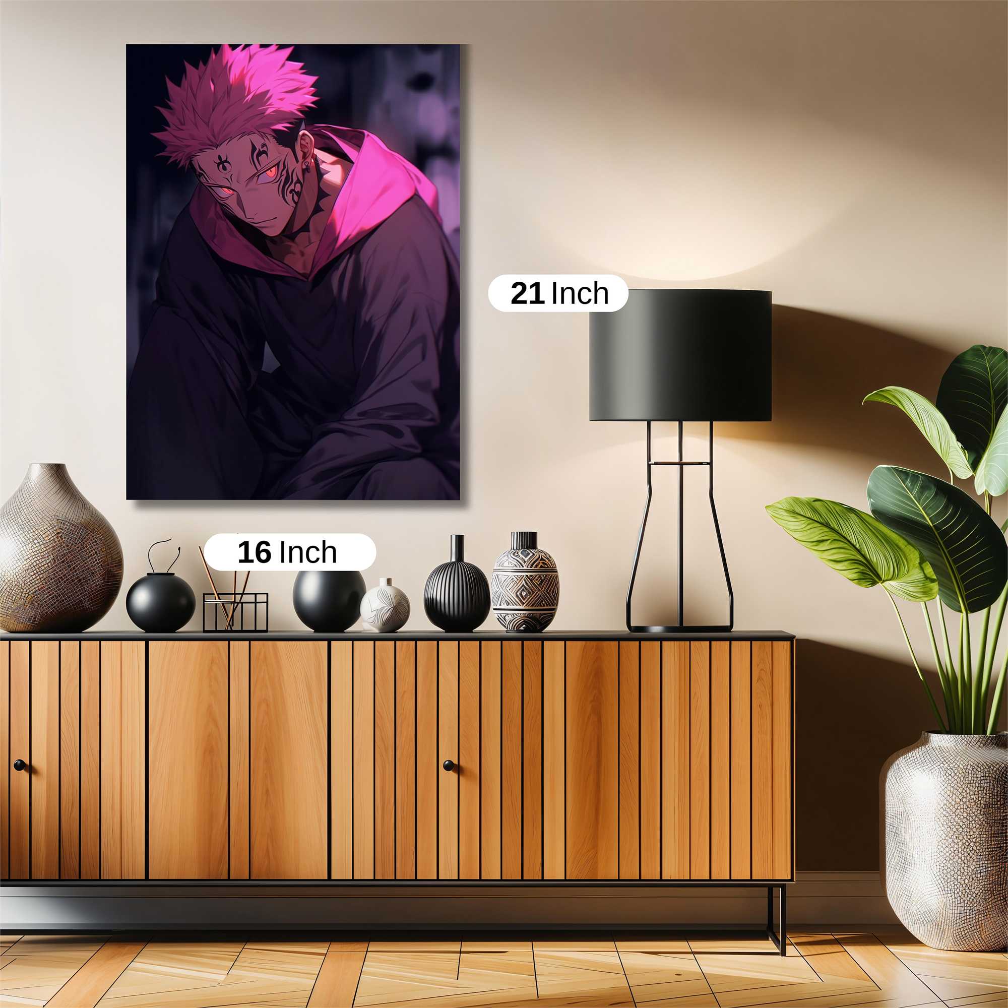 Sukuna Sinister Safe Wall Magnetic / M