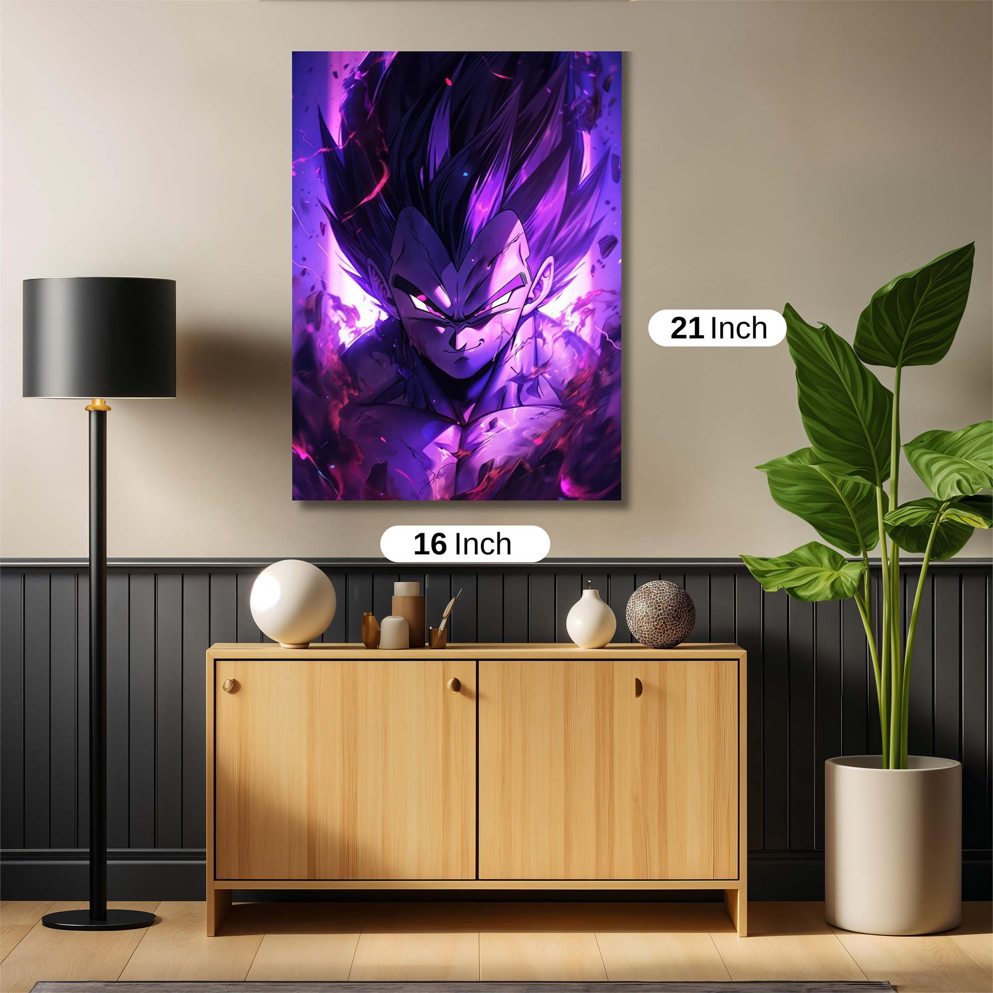 Vegeta Vengeful Safe Wall Magnetic / M