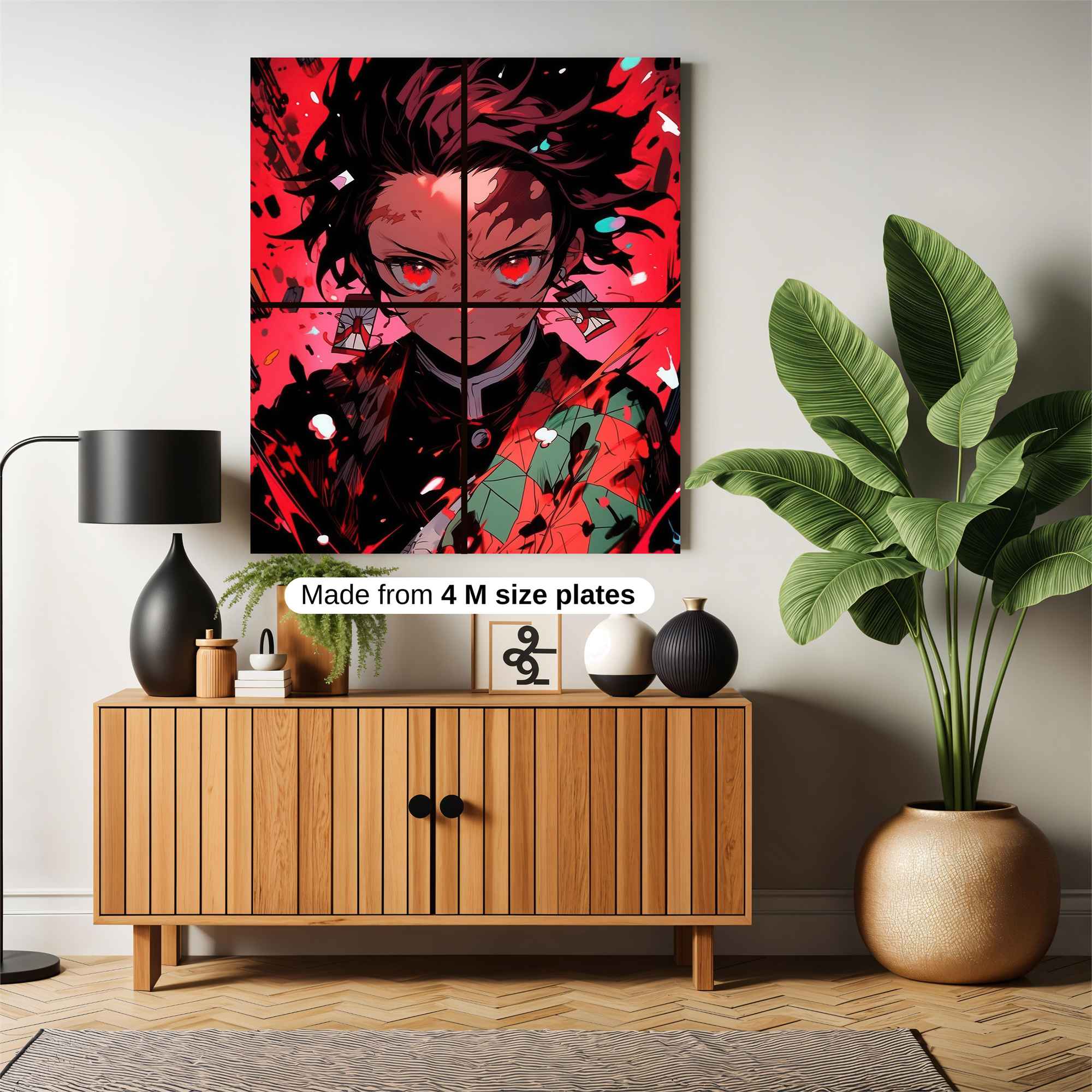 Tanjiro Rage Safe Wall Magnetic / M