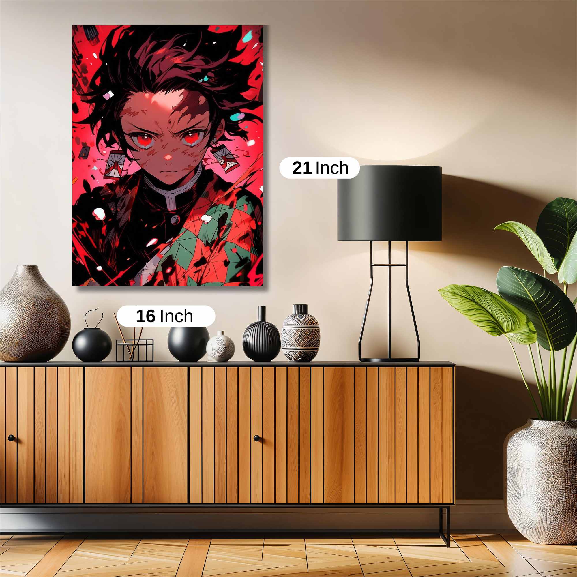 Tanjiro Rage Safe Wall Magnetic / M