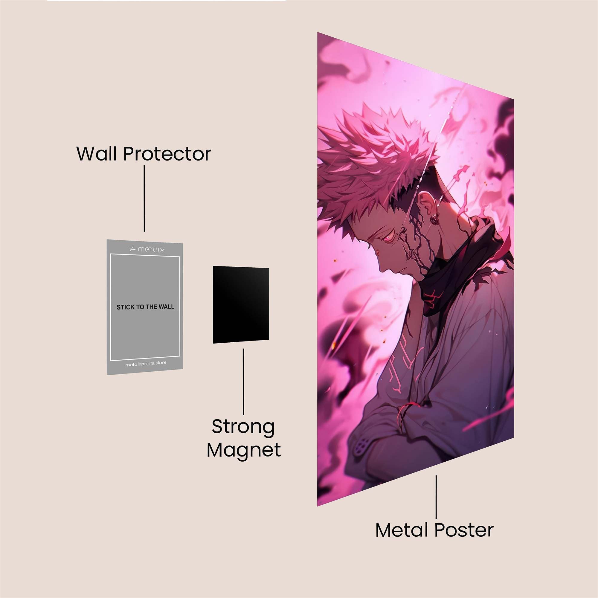 Yuji Despair Safe Wall Magnetic / M