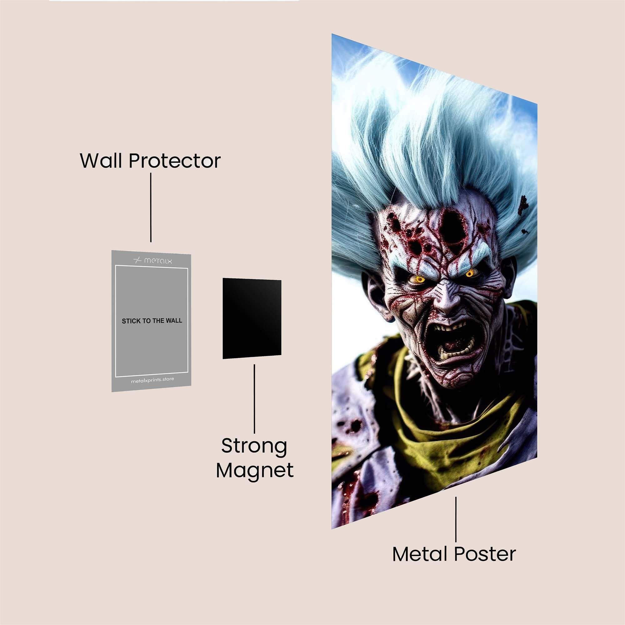 Frieza Frenzy Safe Wall Magnetic / M