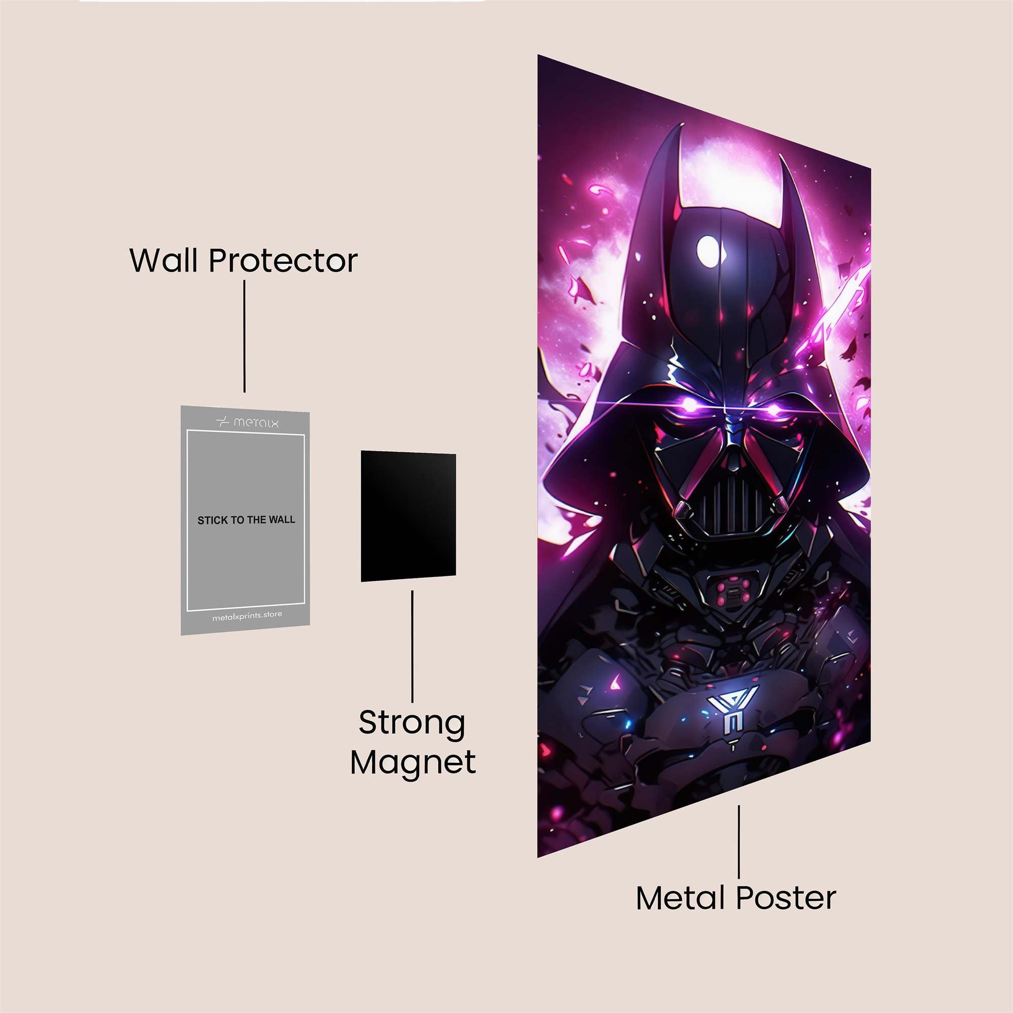 Vader Vortex Safe Wall Magnetic / M