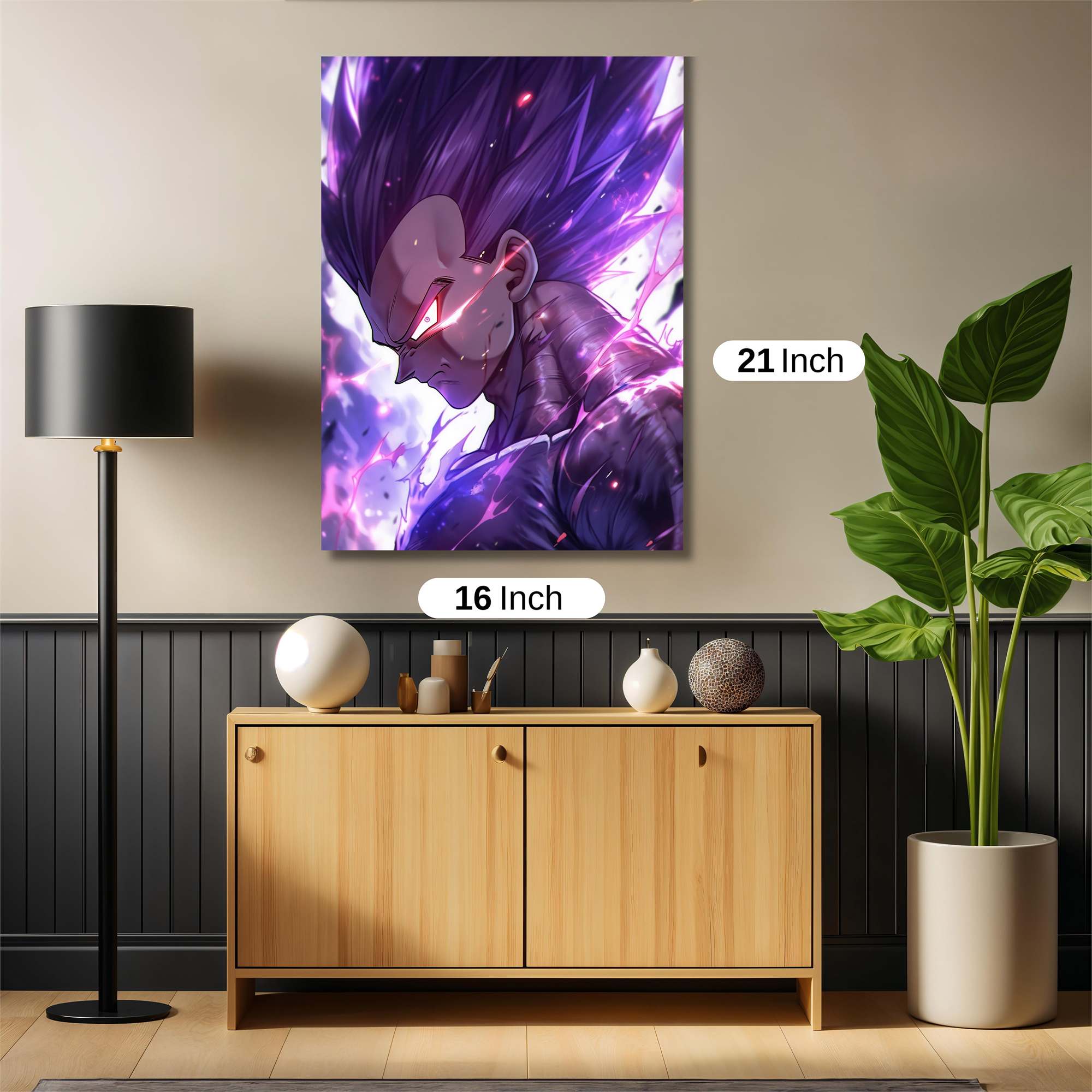 Vegeta Vengeful Safe Wall Magnetic / M