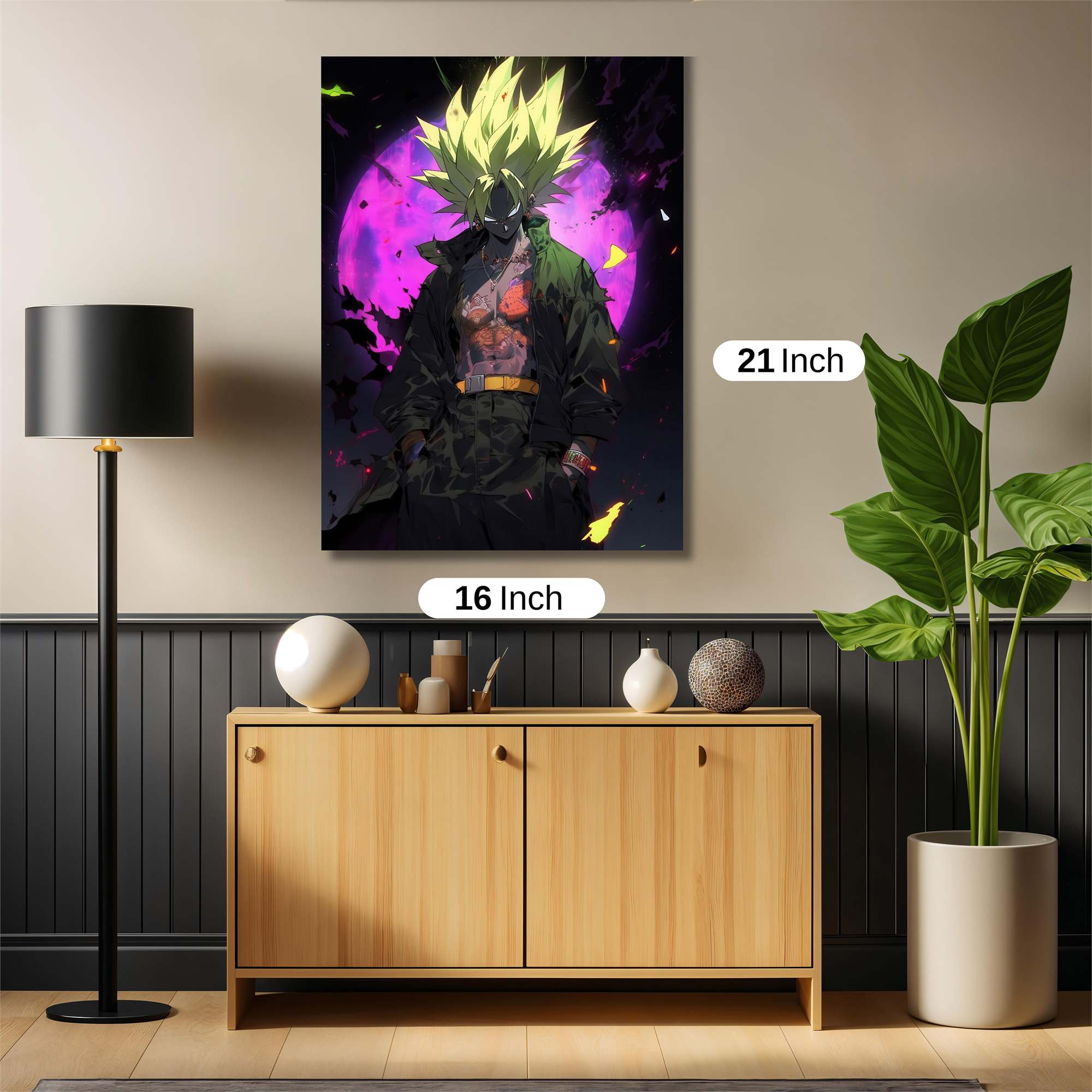Broly Brooding Safe Wall Magnetic / M