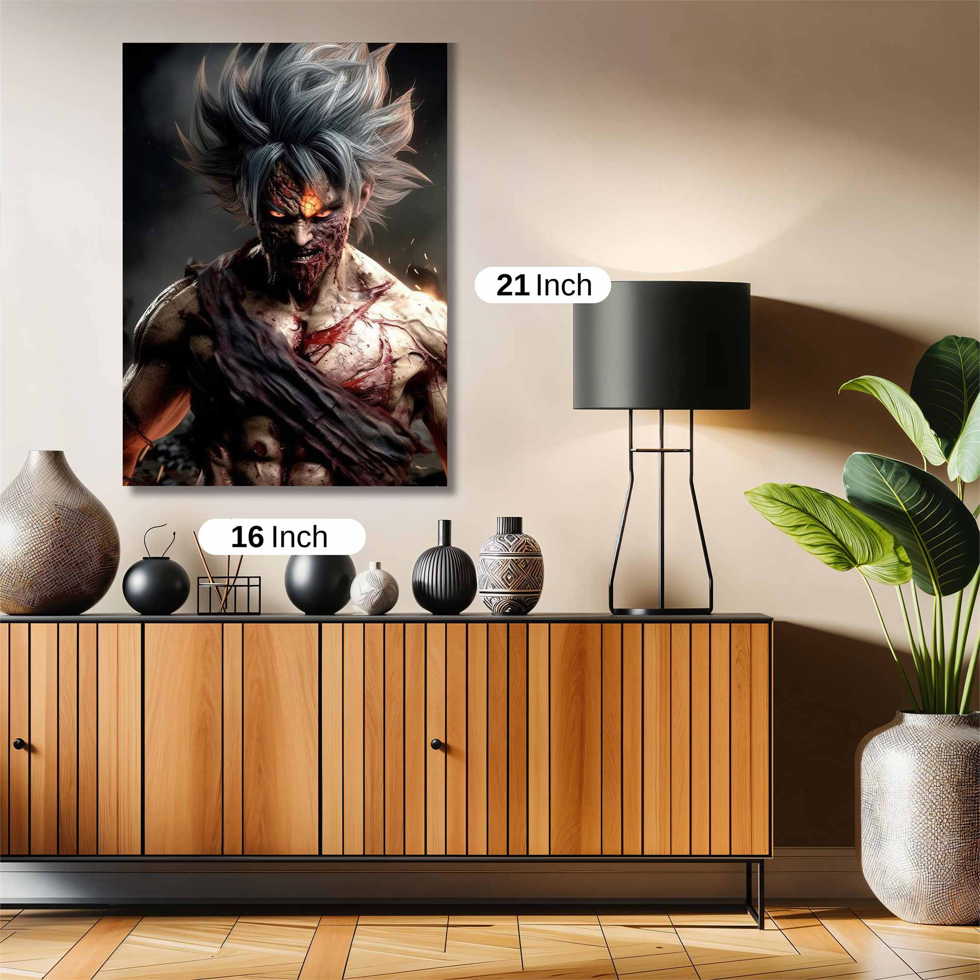 Goku Tormented Safe Wall Magnetic / M