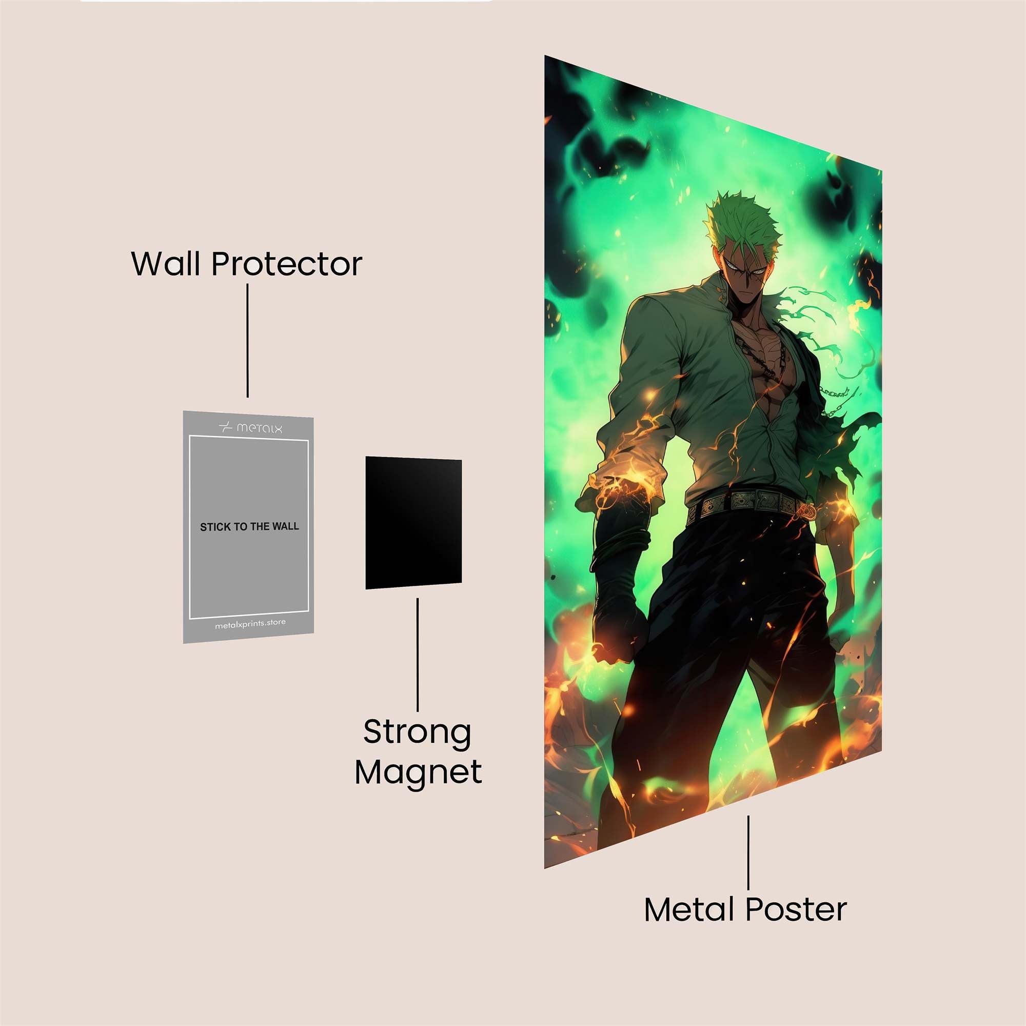 Roronoa Resolute Safe Wall Magnetic / M