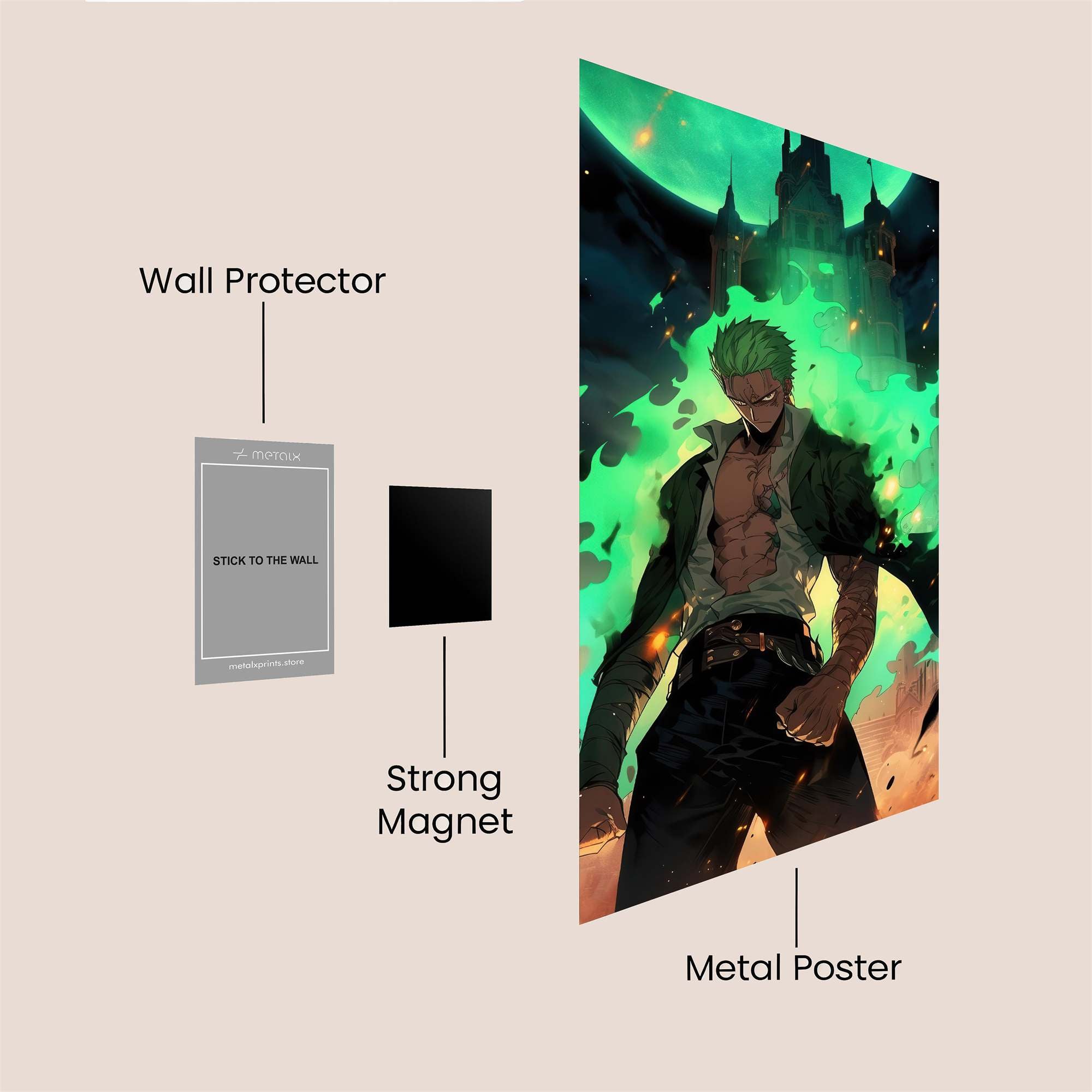 Roronoa Resolute Safe Wall Magnetic / M