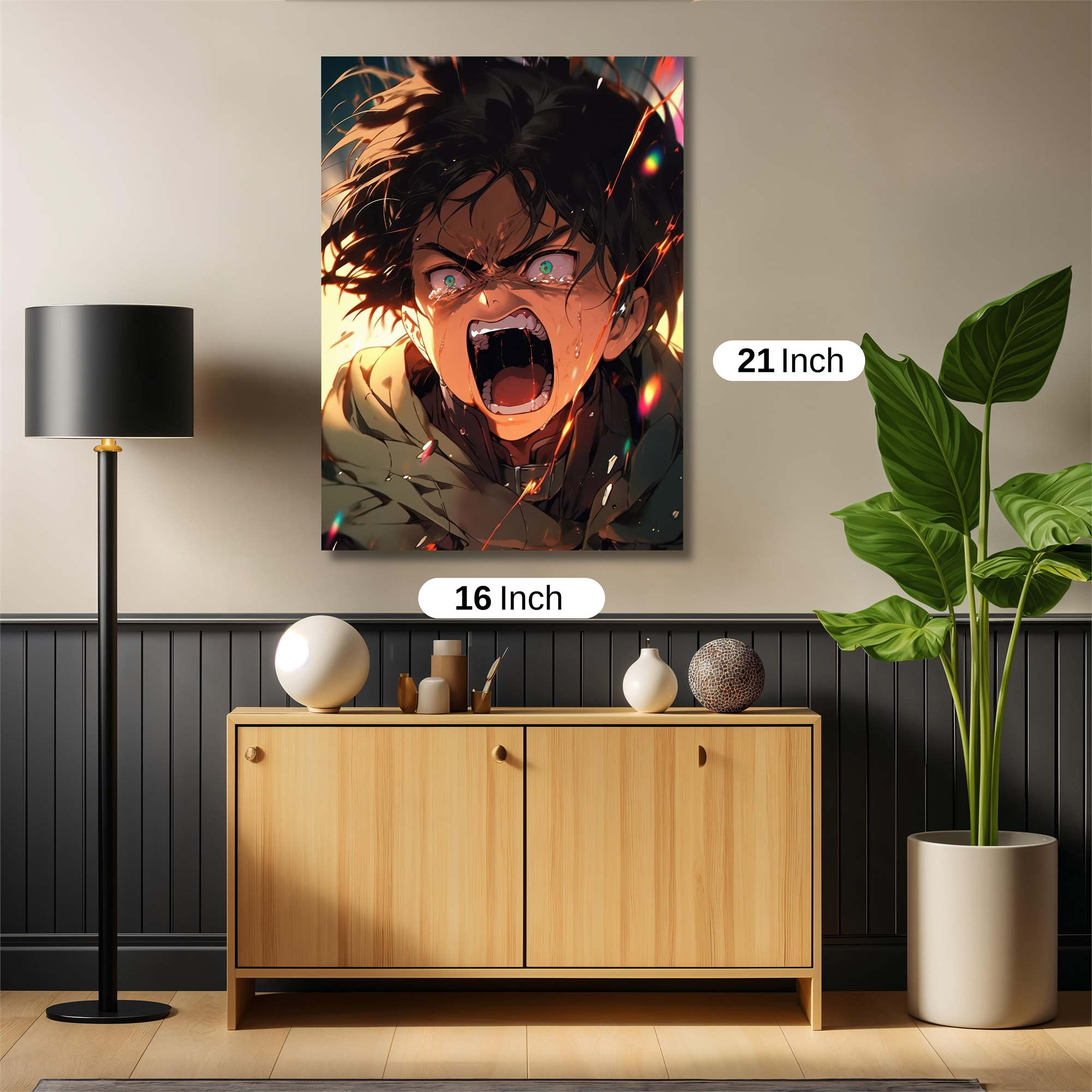 Eren Rage Safe Wall Magnetic / M