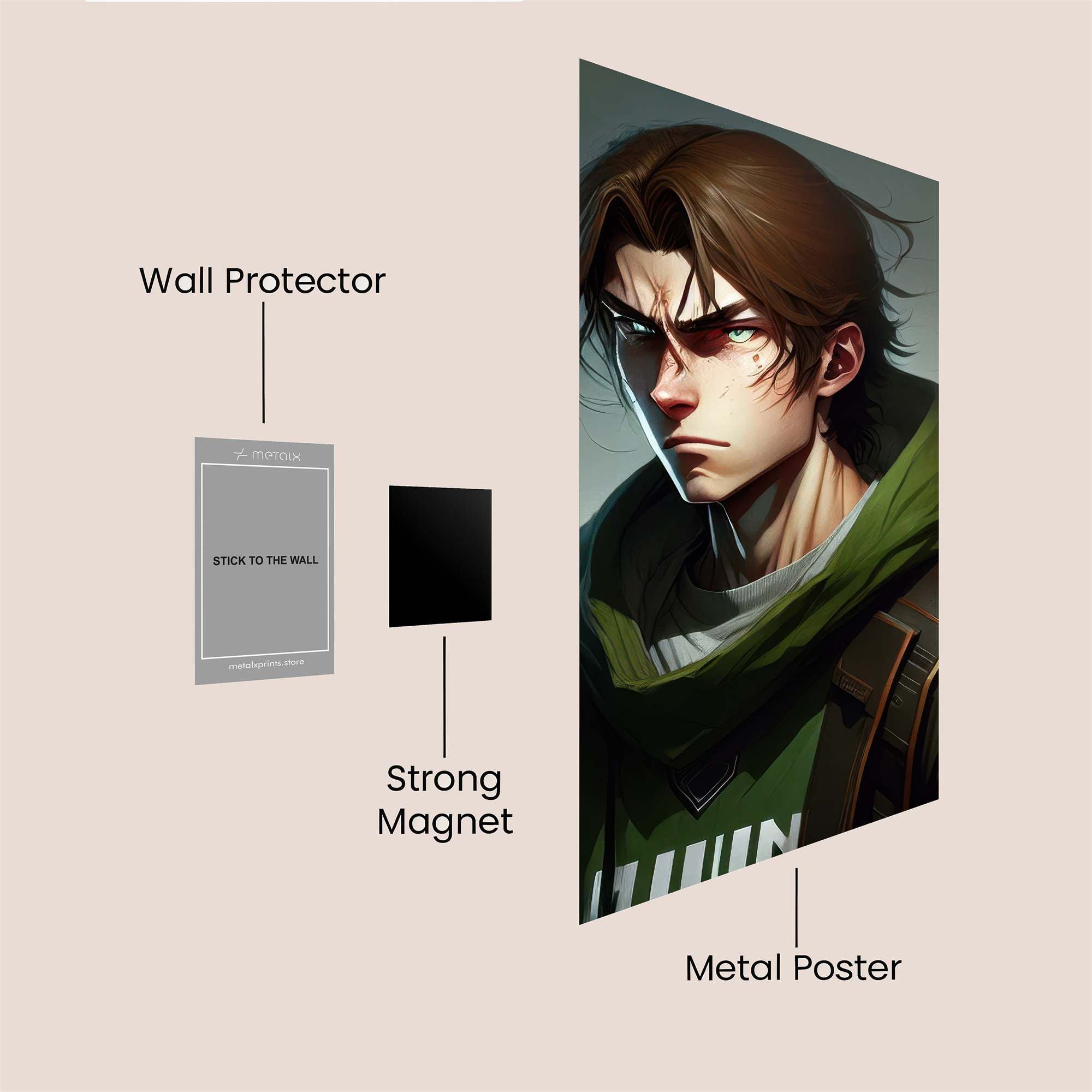 Warrior's Resolve Safe Wall Magnetic / M