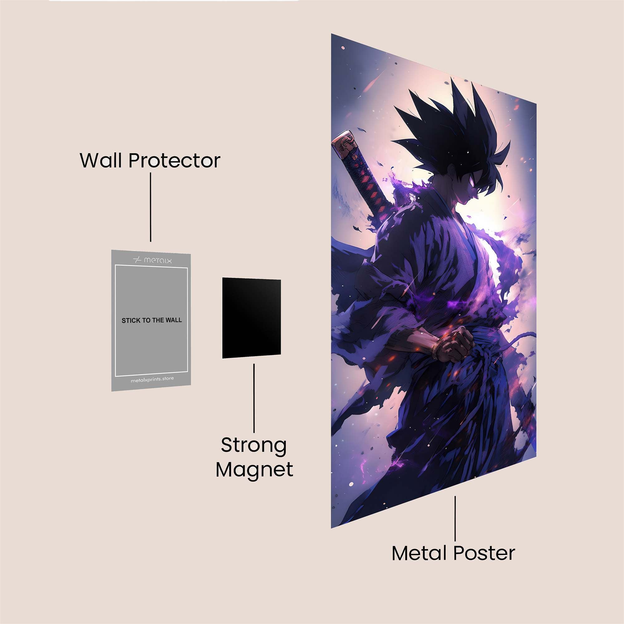 Goku Resolute Safe Wall Magnetic / M