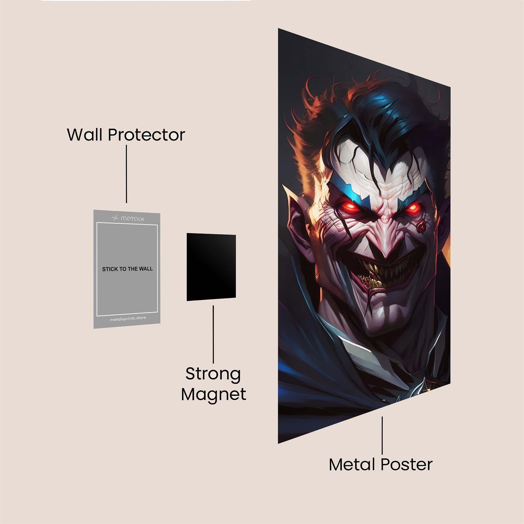 Joker Sinister Safe Wall Magnetic / M