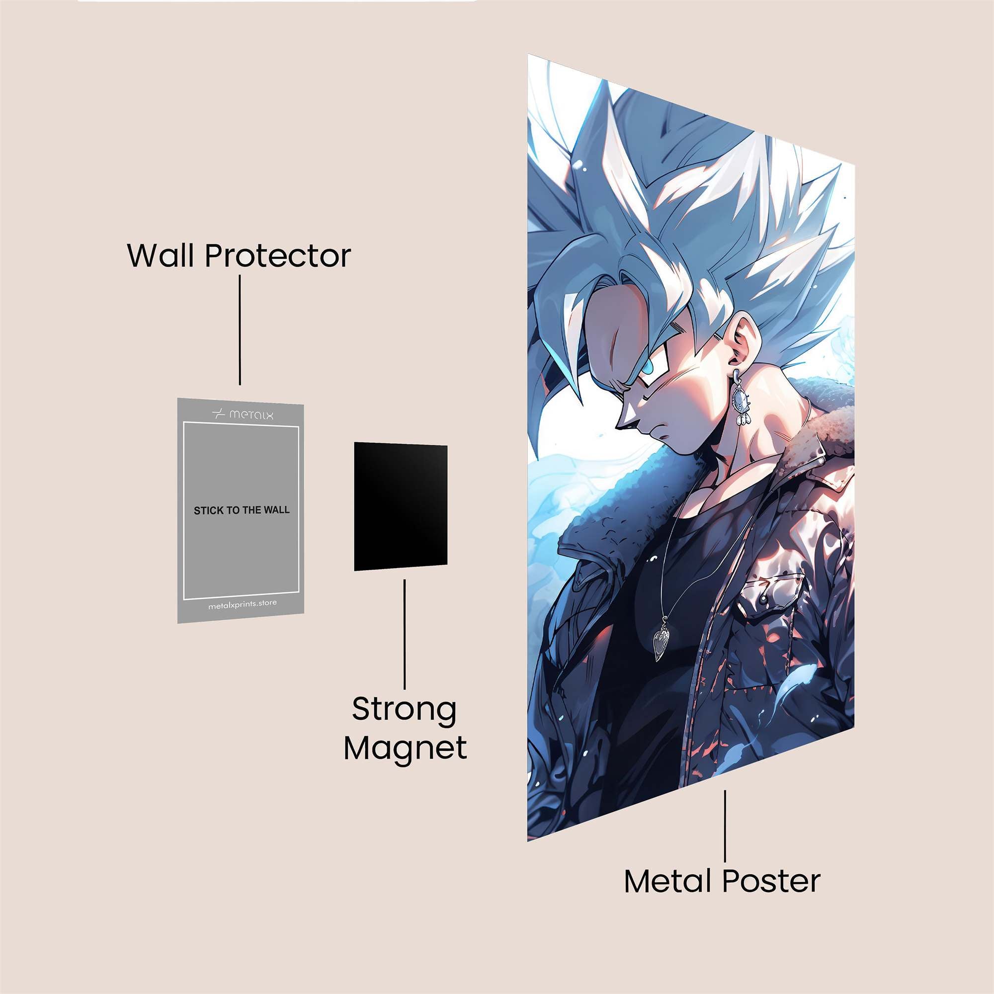 Goku Defiant Safe Wall Magnetic / M