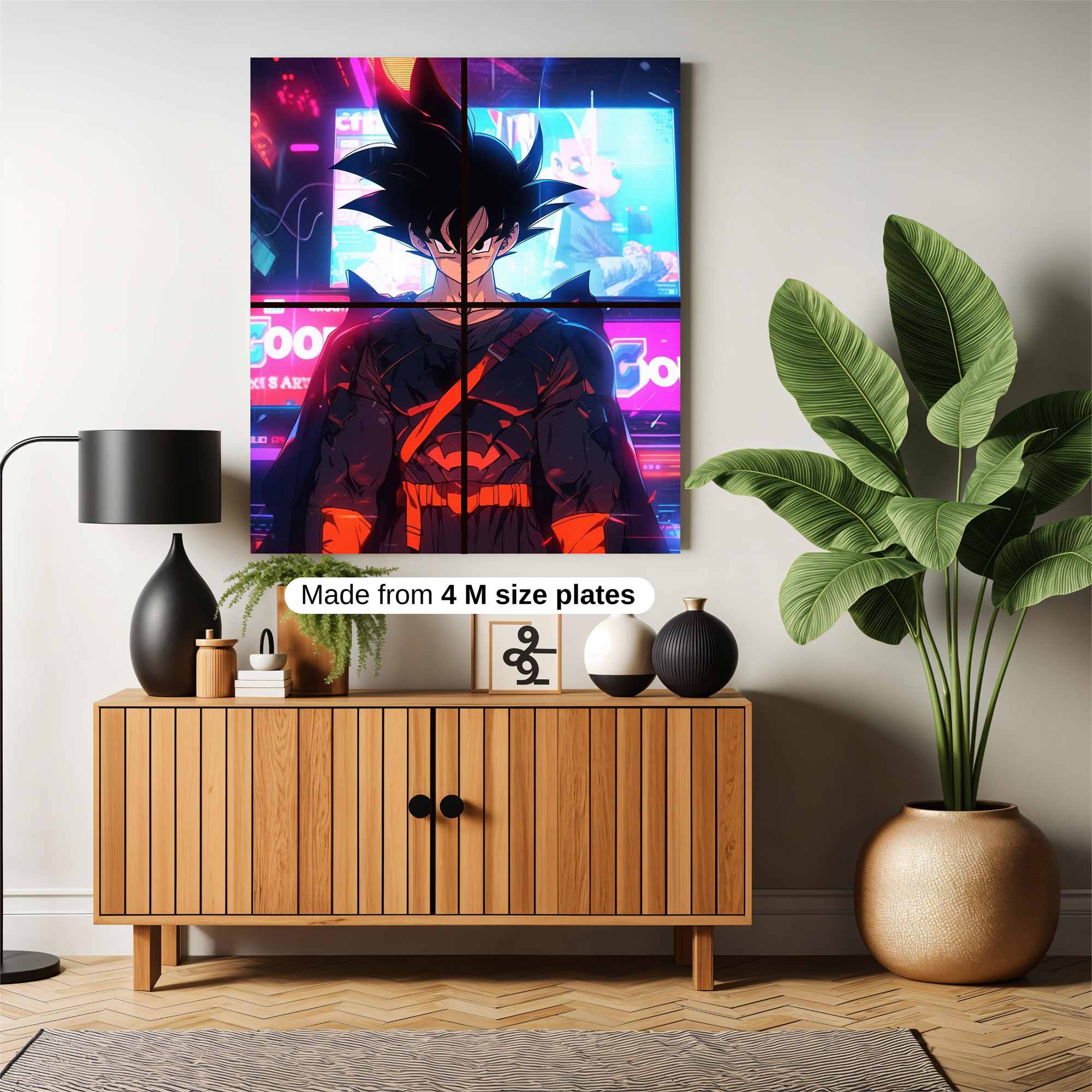 Goku Cyberpunk Safe Wall Magnetic / M
