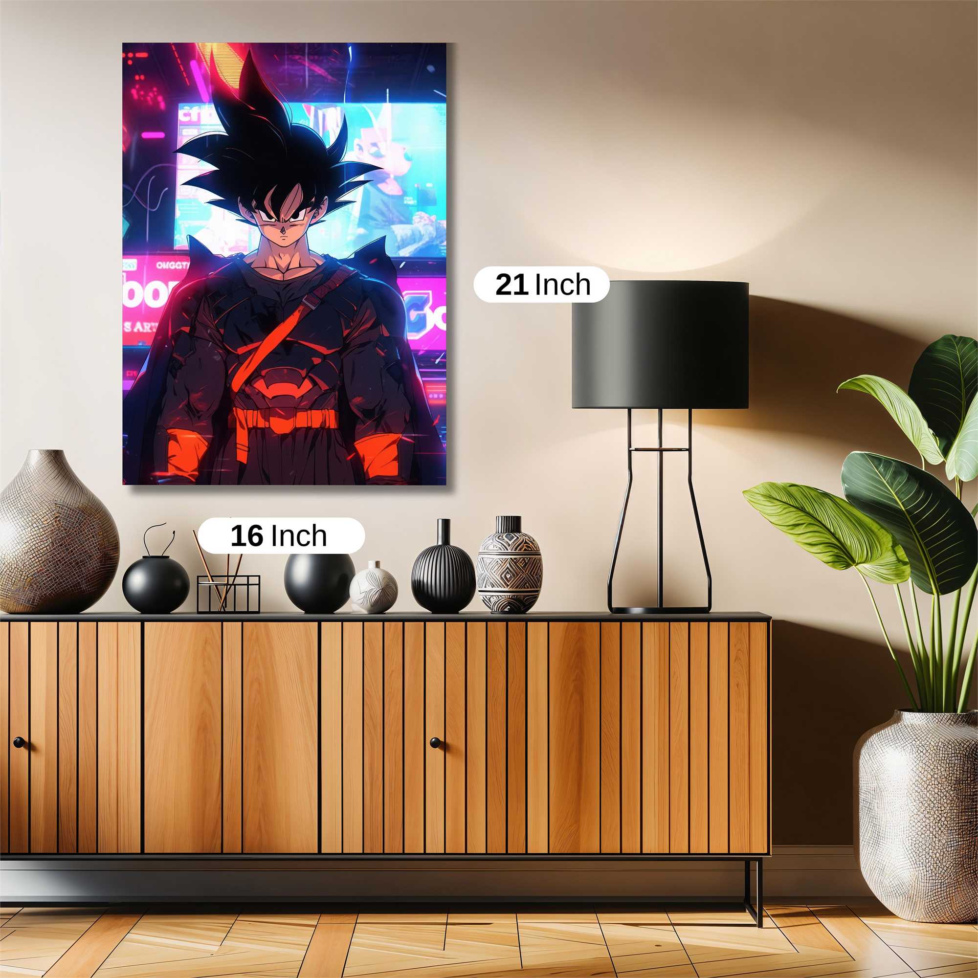 Goku Cyberpunk Safe Wall Magnetic / M