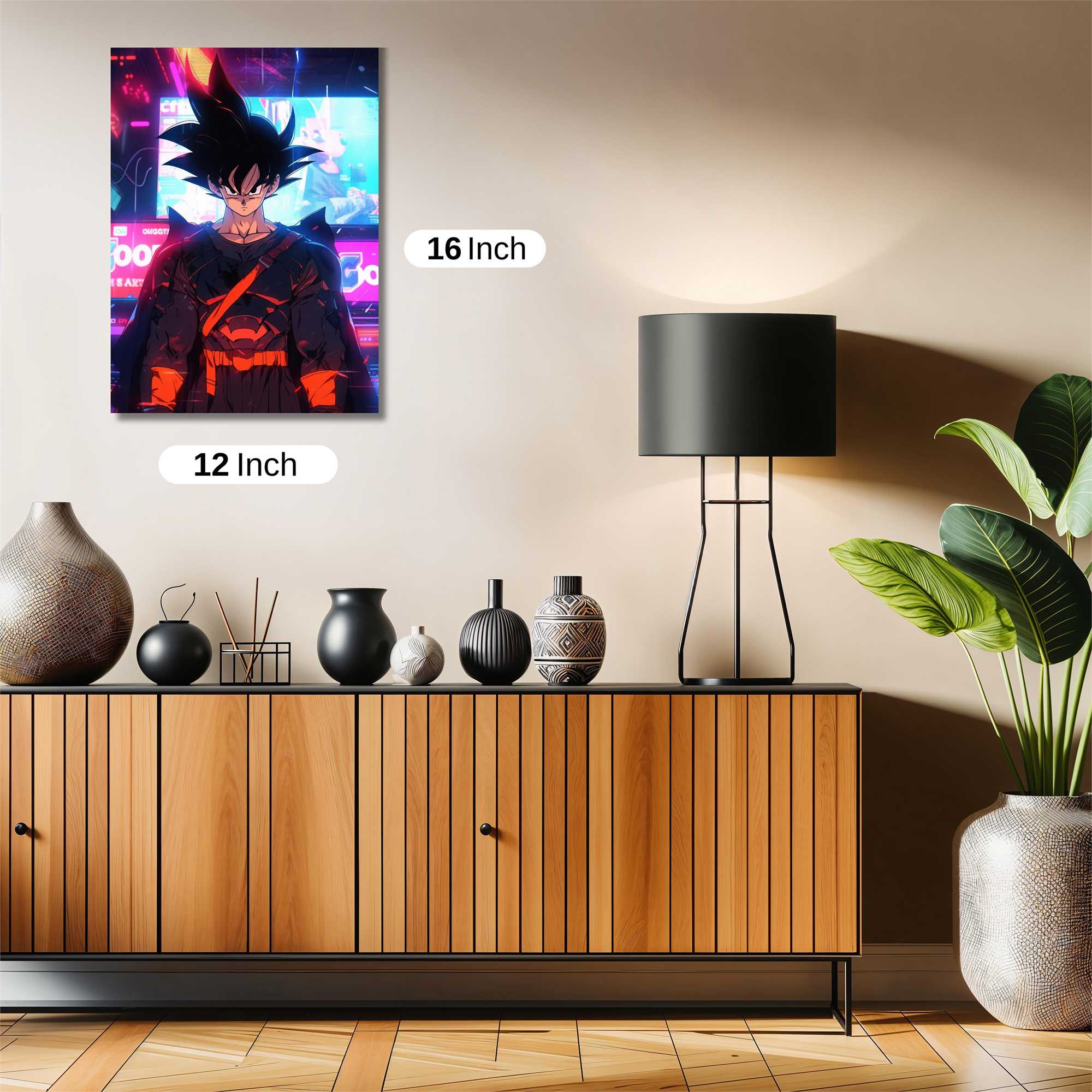 Goku Cyberpunk Safe Wall Magnetic / M