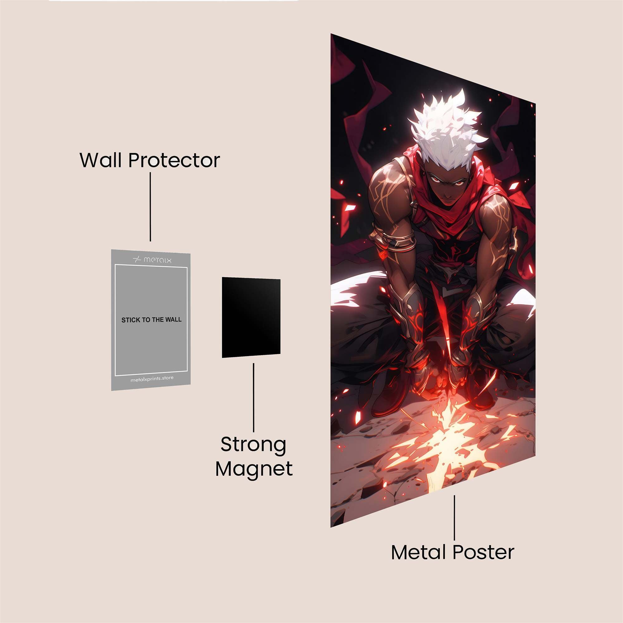 Archer Fervent Safe Wall Magnetic / M