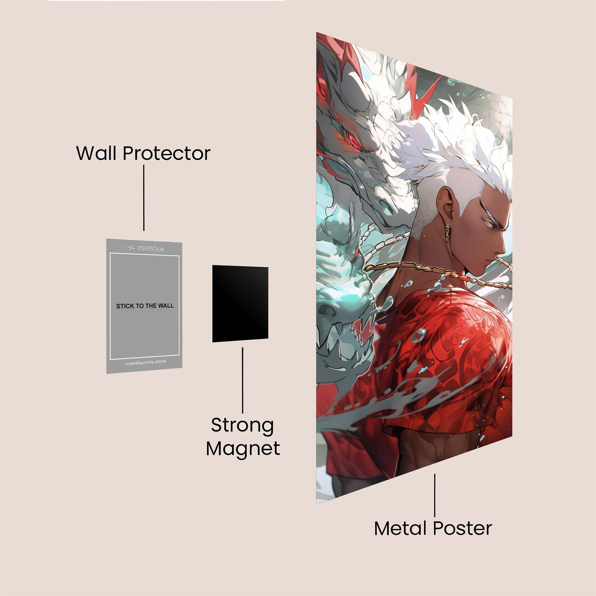 Dragon Serenity Safe Wall Magnetic / M