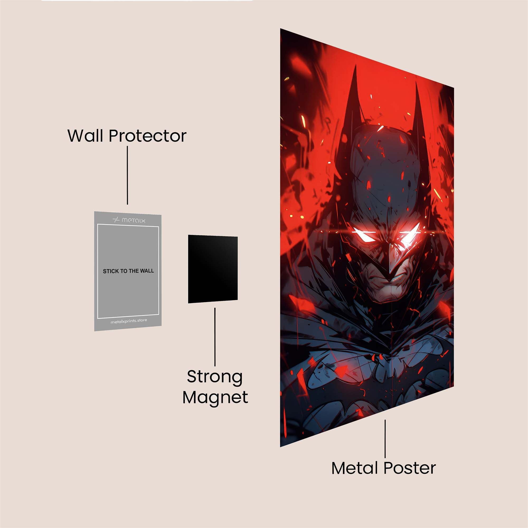 Batman Infernal Safe Wall Magnetic / M