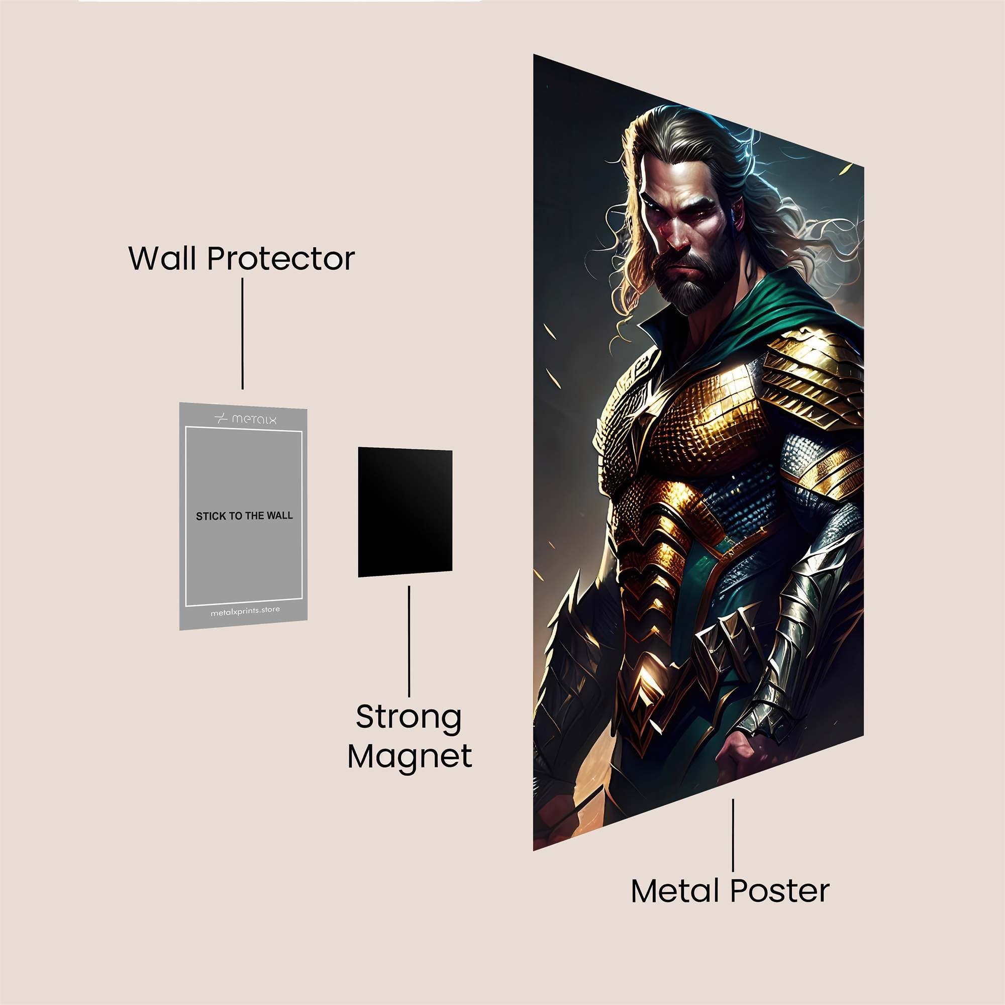 Aquaman Regal Safe Wall Magnetic / M
